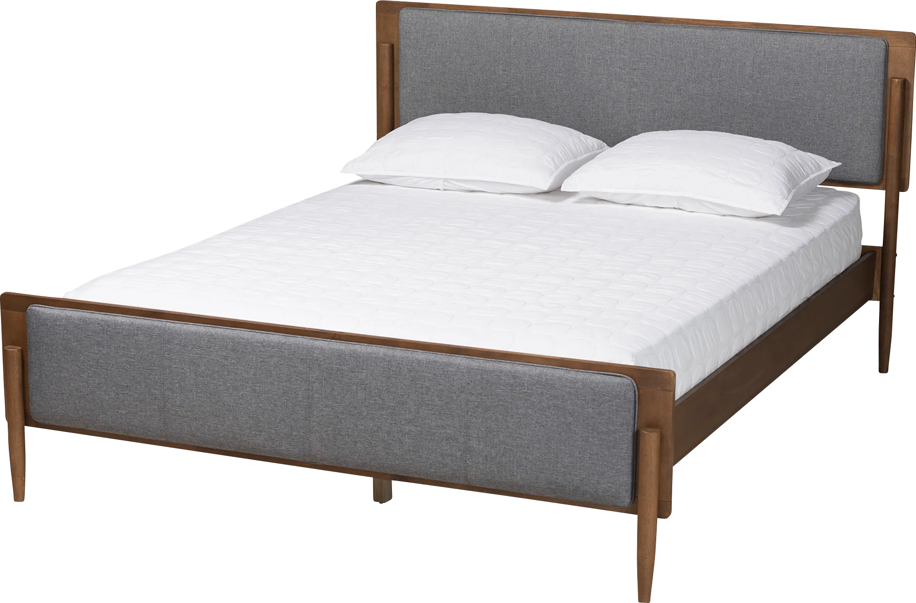 Bolender Gray King Platform Bed