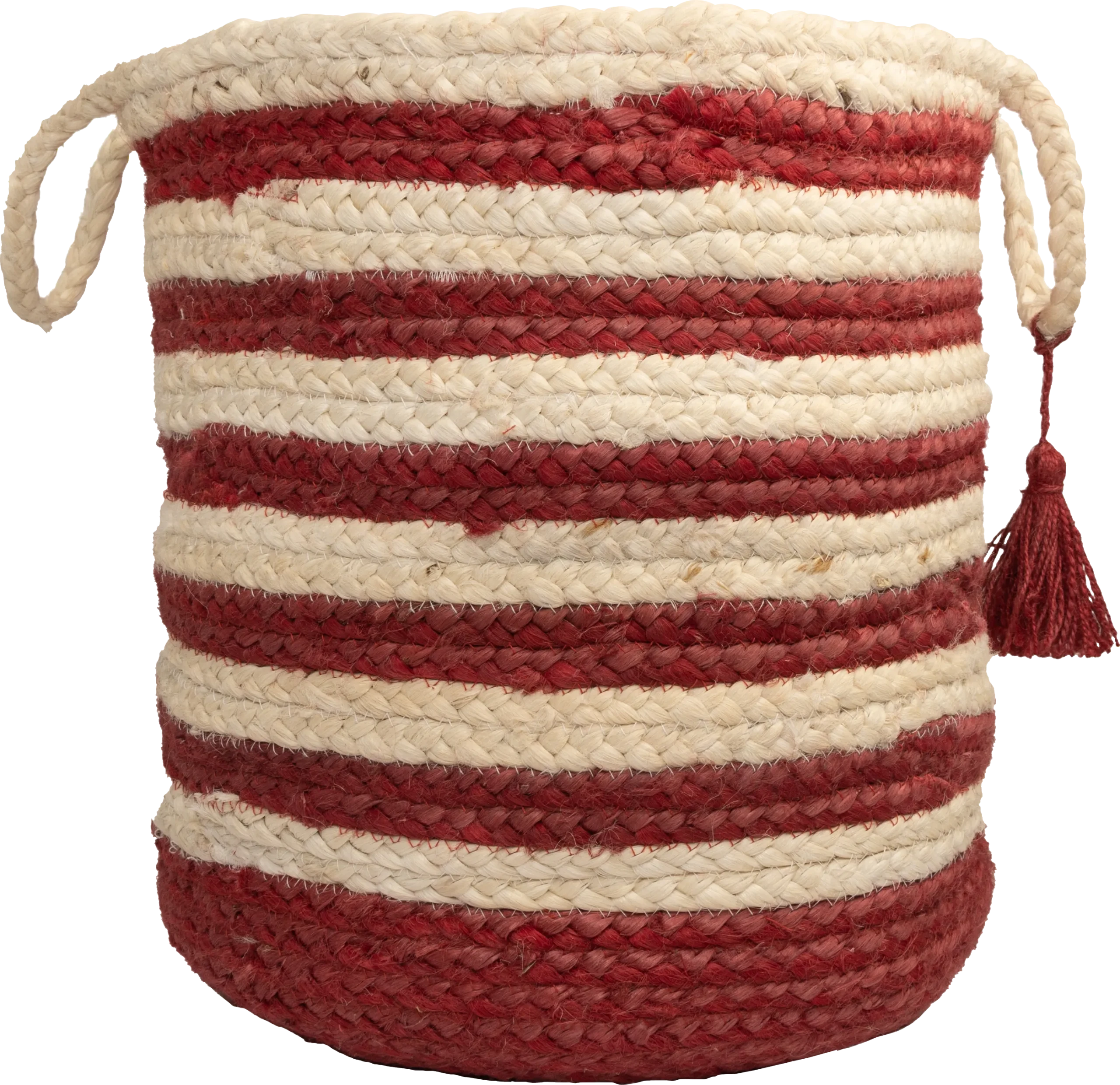 Calarel Tan/Red 17 in. Basket
