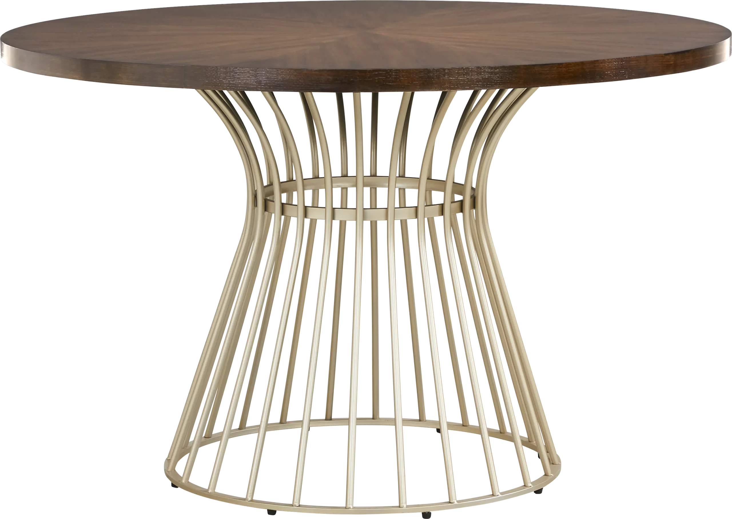 Calisi Brown Round Dining Table