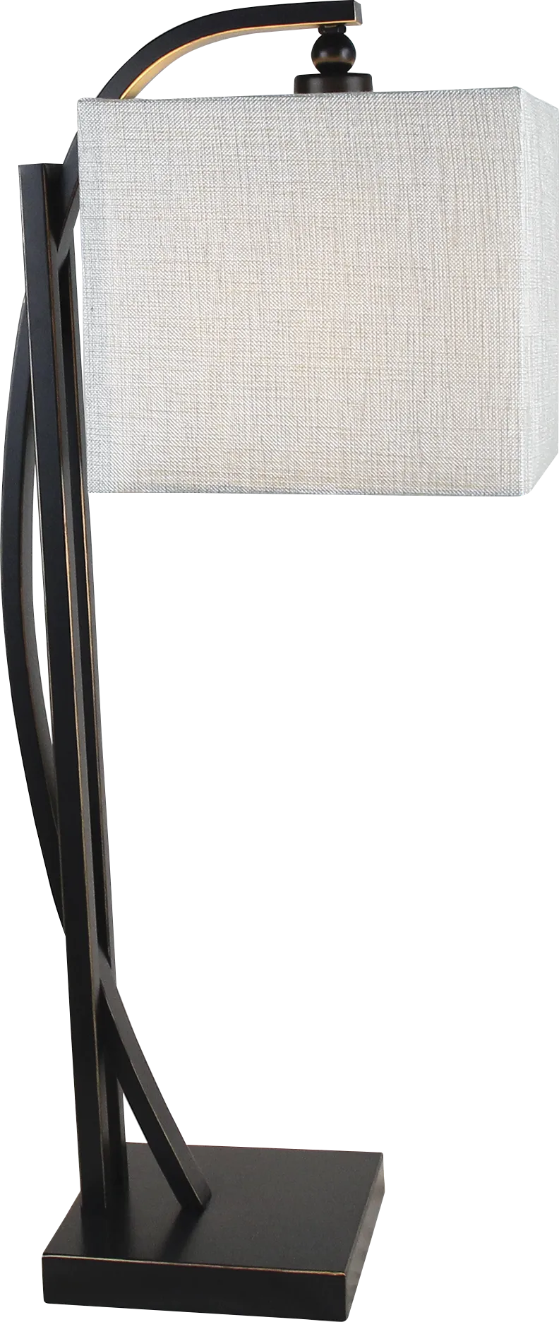 Civic Edge Bronze Table Lamp