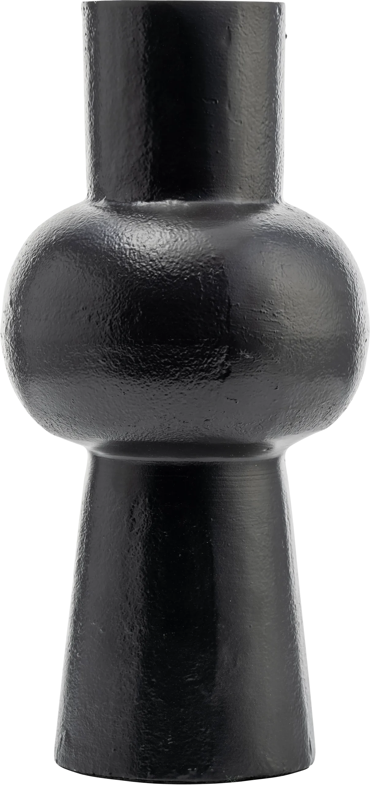 Callway Black 12 in. Vase
