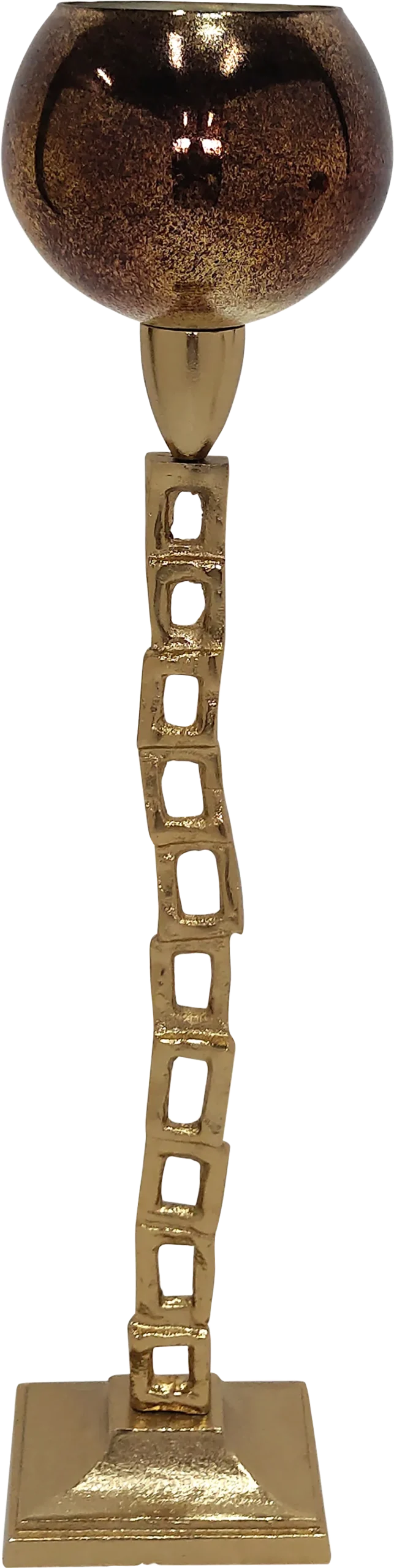 Corrienta Gold 20 in. Tealight Candle Holder