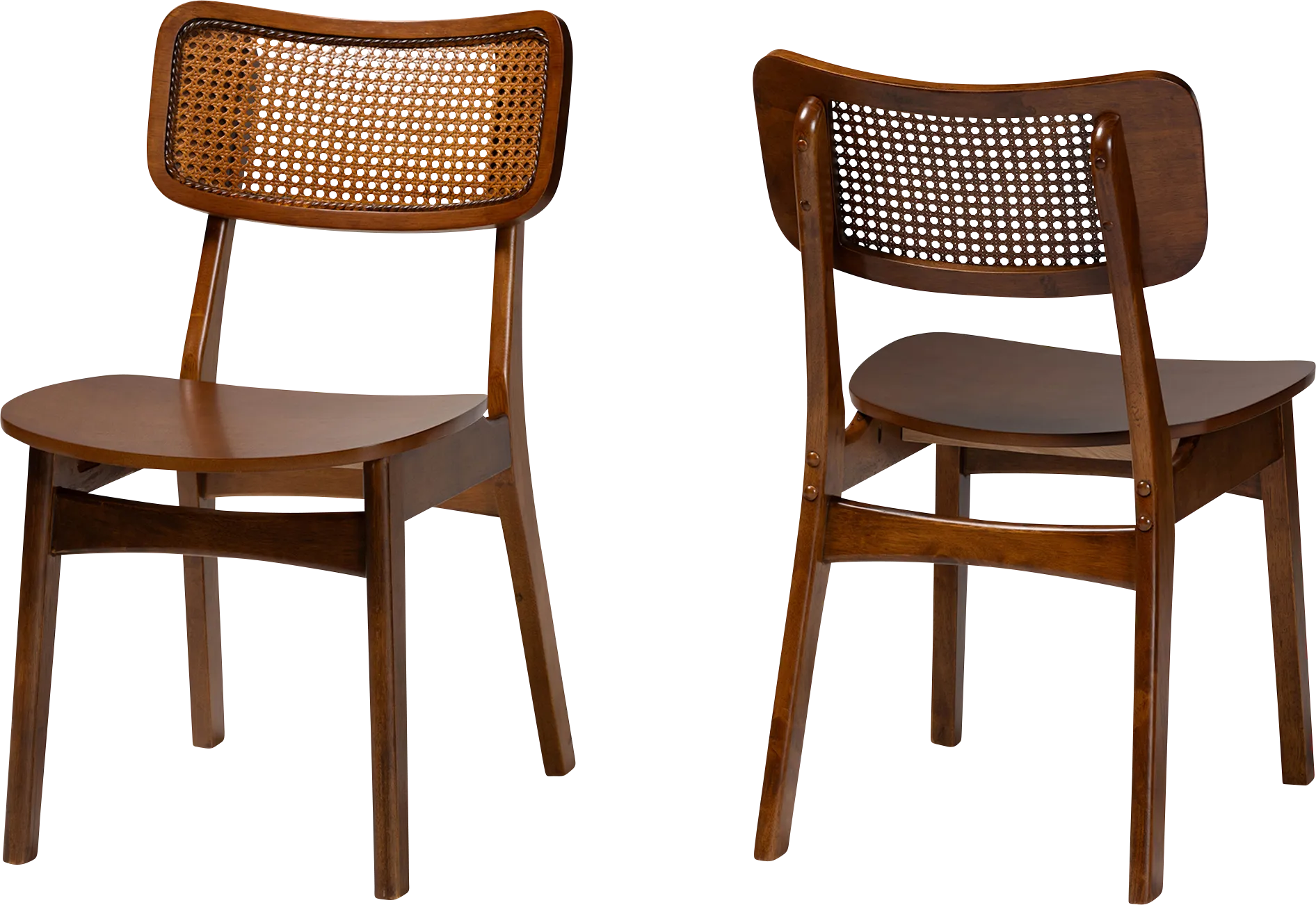 Bolgiano Walnut Brown Dining Chair, Set of 2