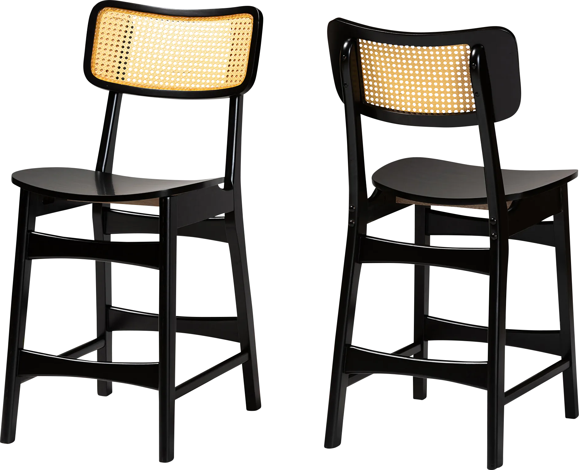 Bolgiano Dark Brown Counter Stool, Set of 2