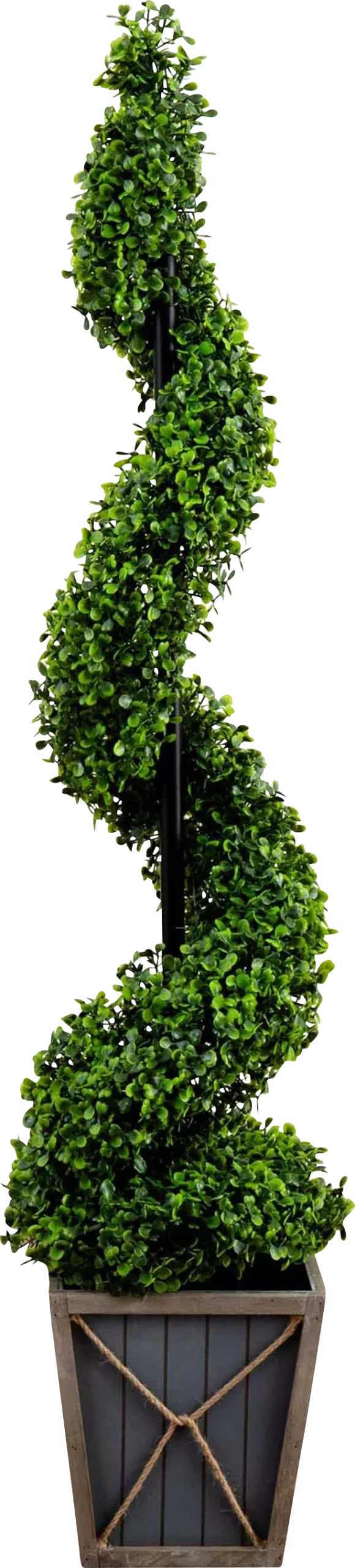 Berteau Green Artificial Boxwood Spiral Tree