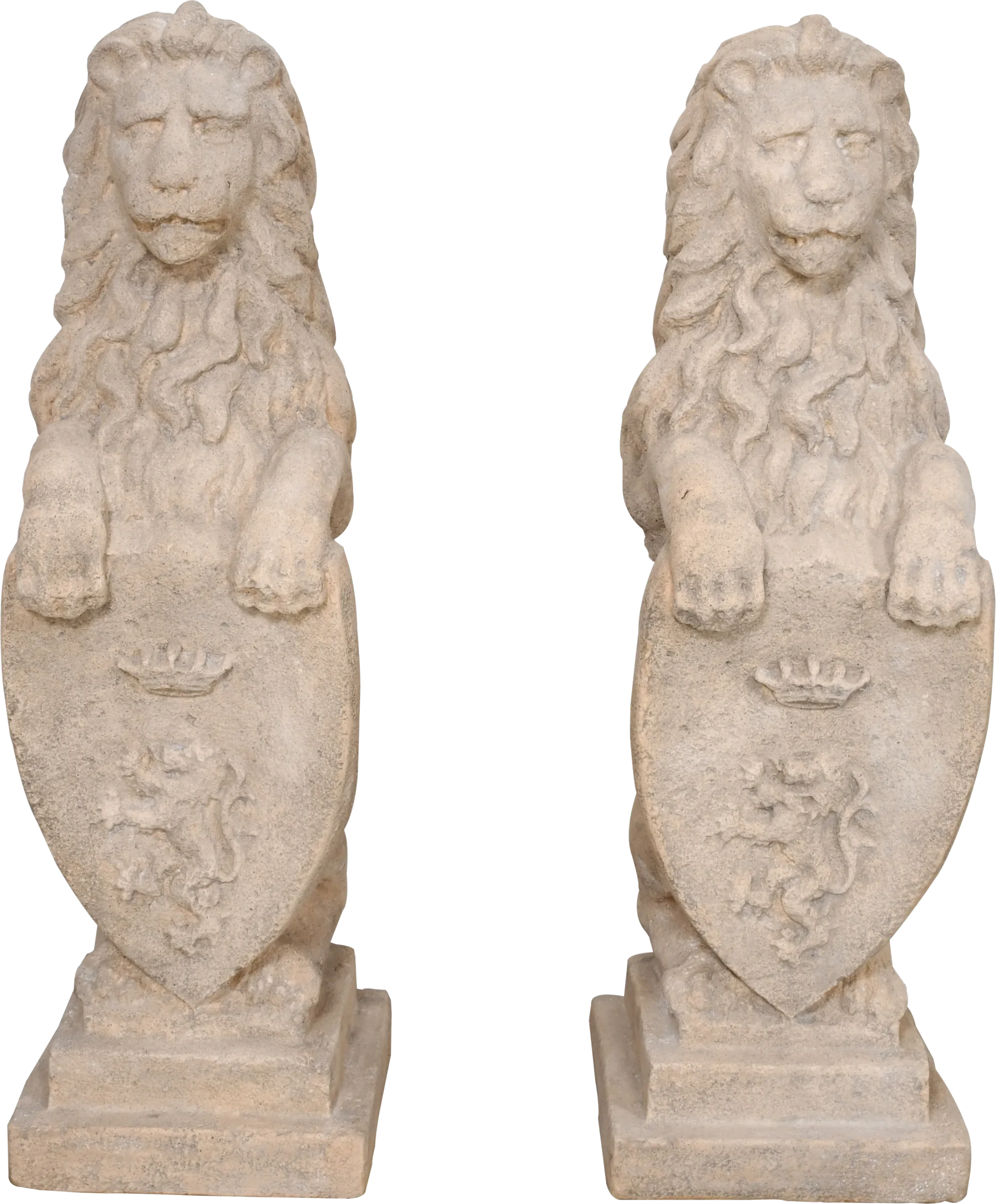 Besna Beige Sculpture, Set of 2