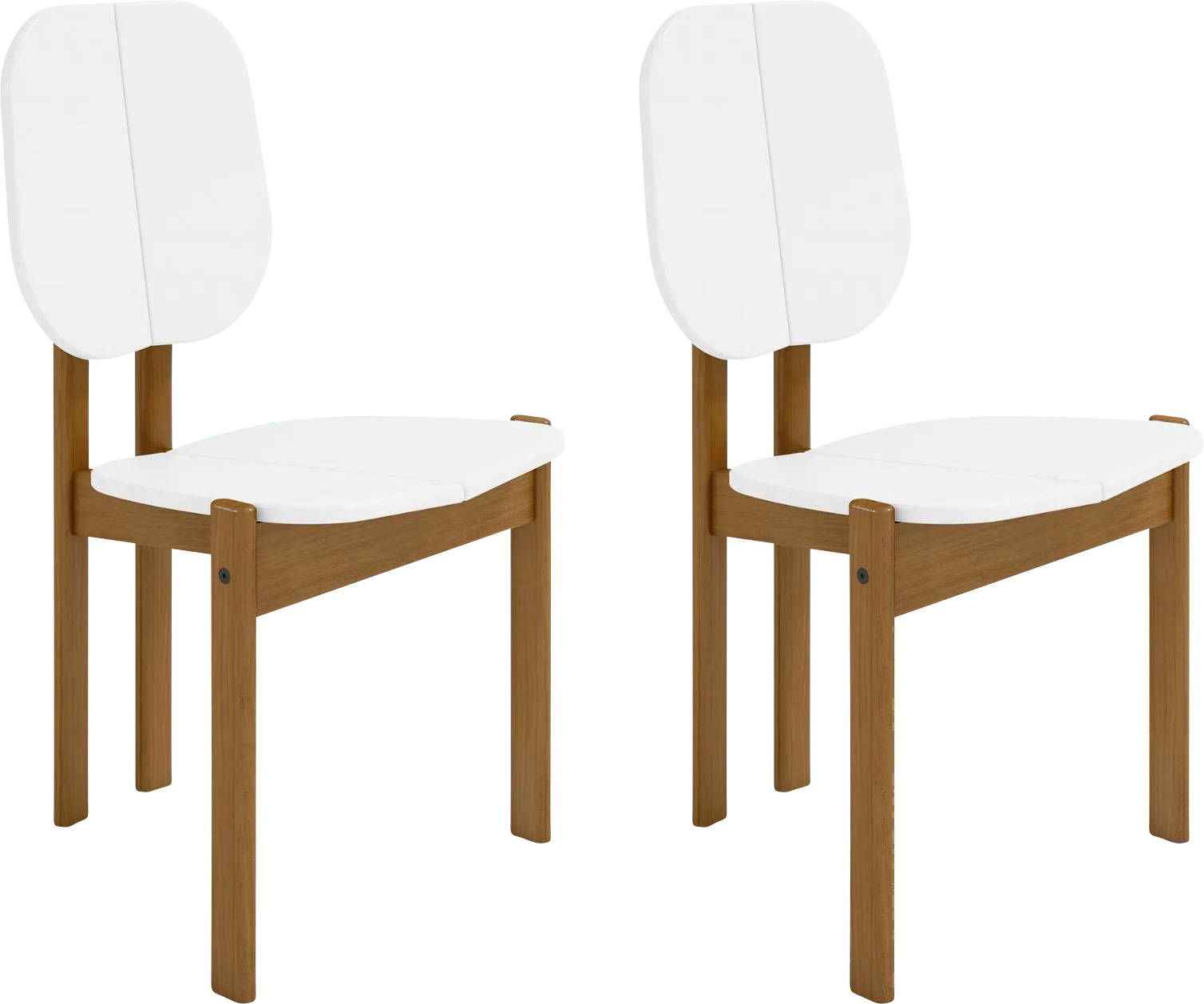 Bickleigh White Dining Chair, Set of 2