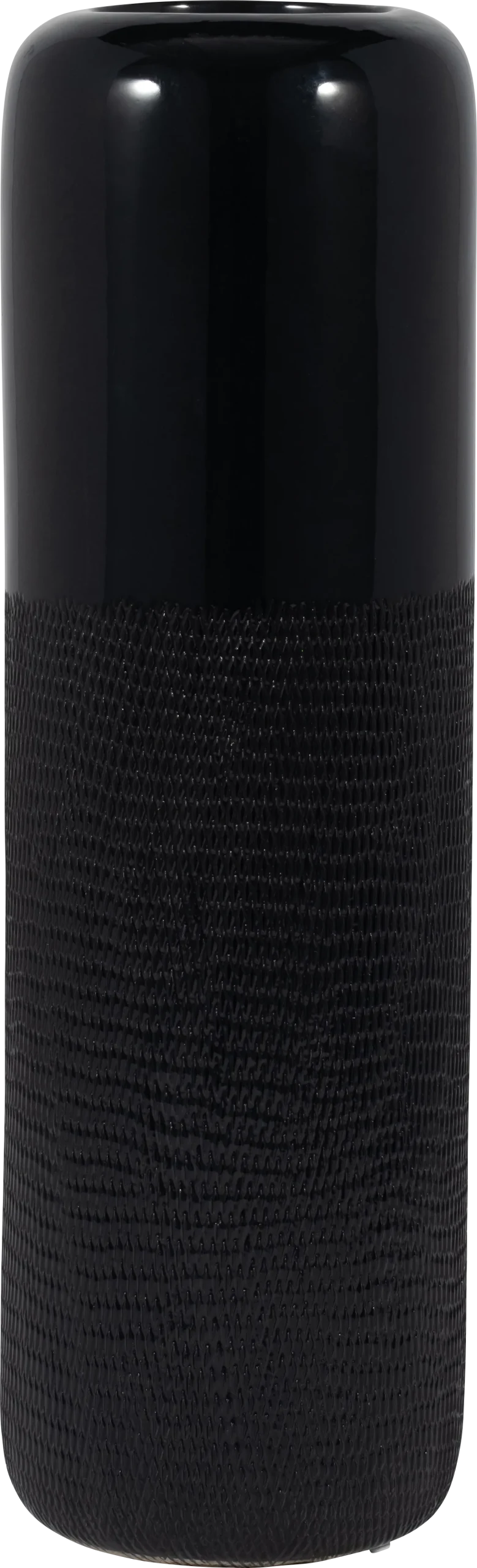 Cebu Black 18 in. Vase
