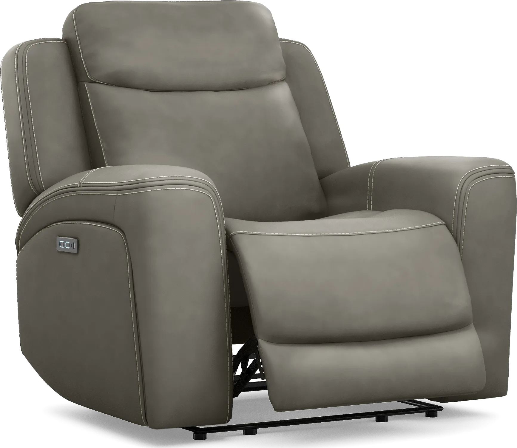 Davidson Leather Dual Power Recliner