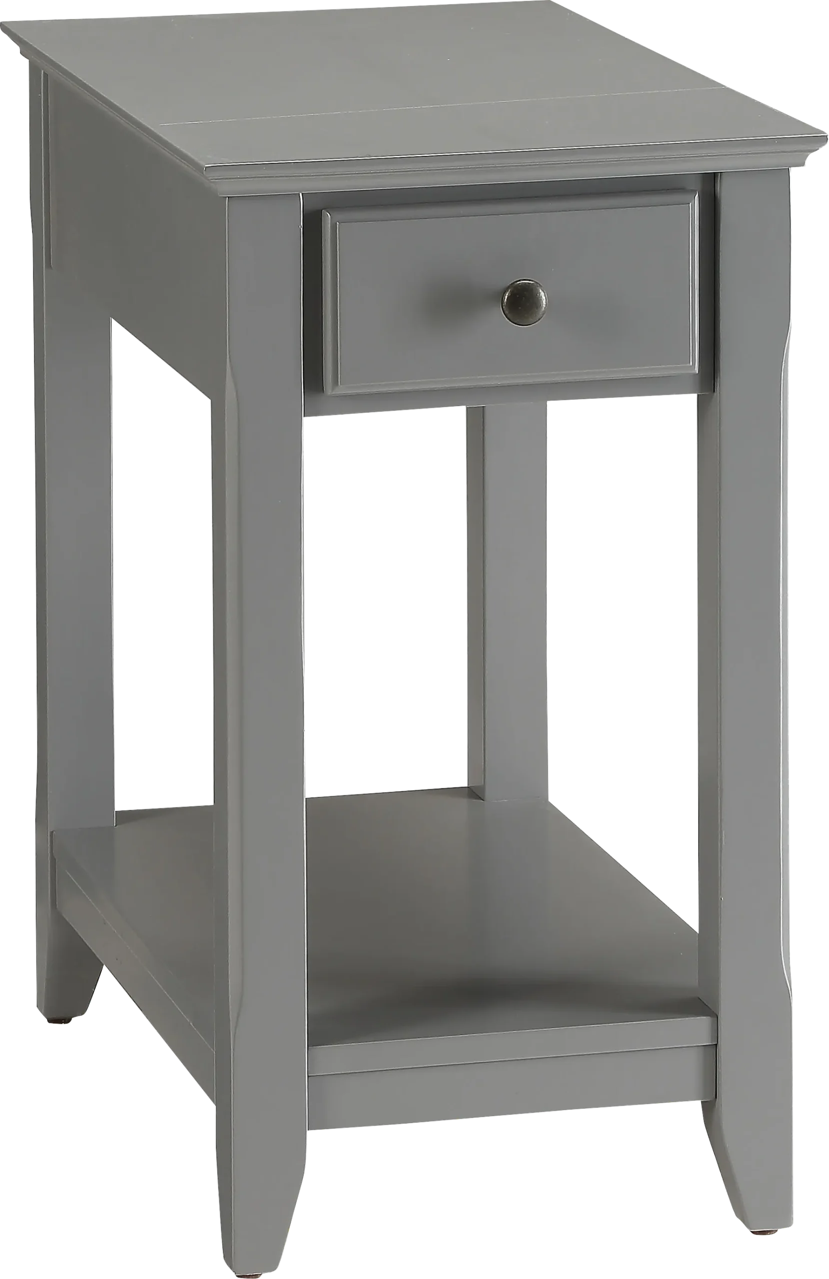 Bertie Gray Chairside Table
