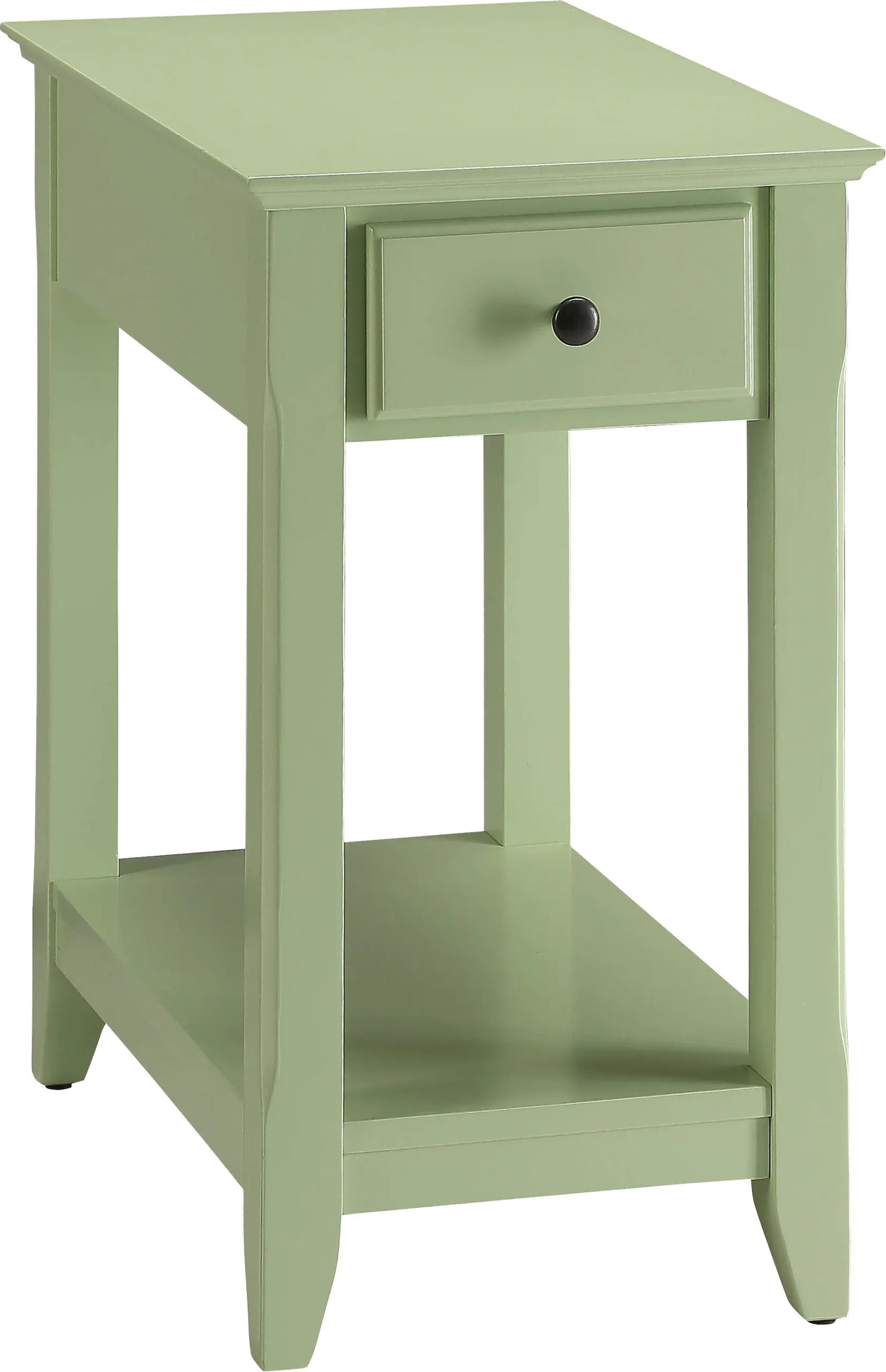 Bertie Green Chairside Table