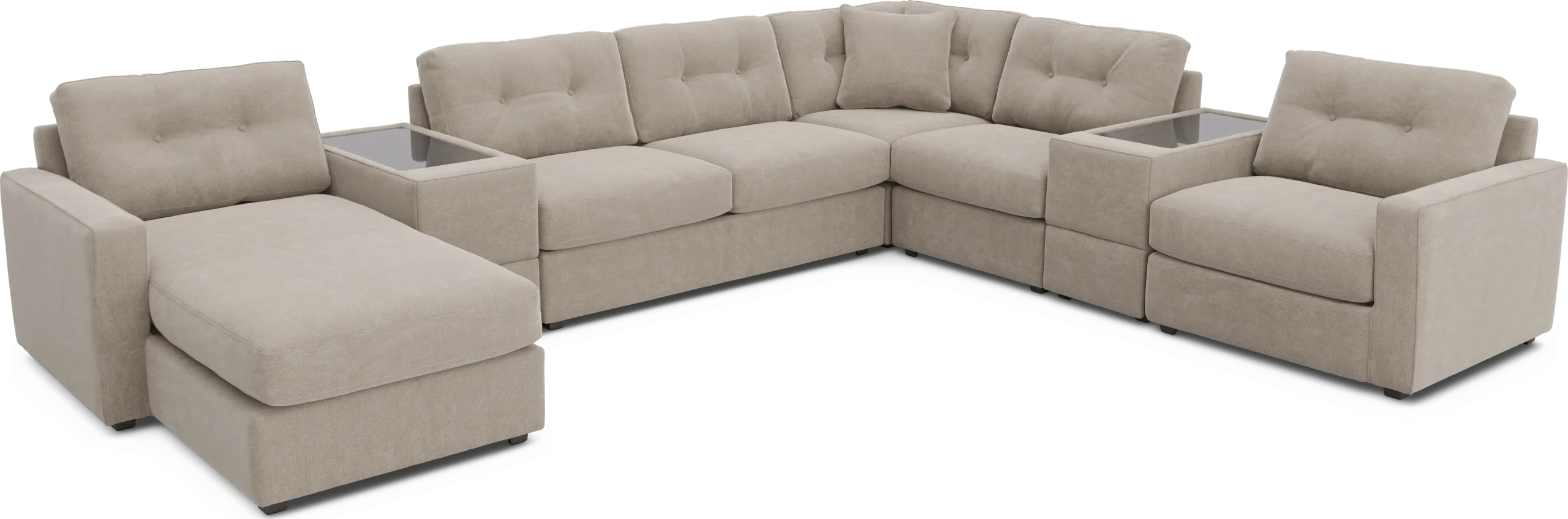 Beige 7 Pc ModularOne Sleeper