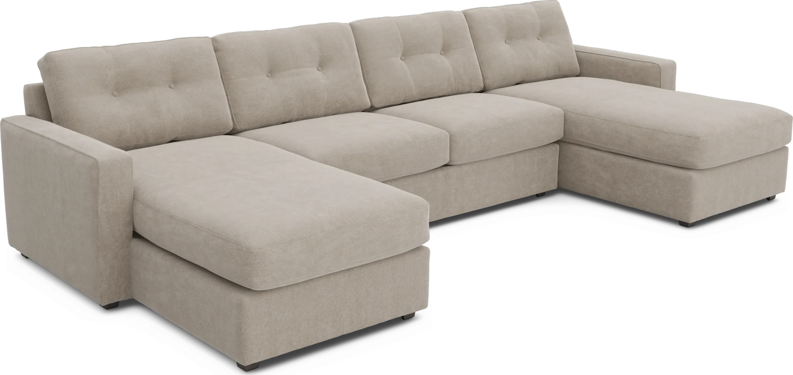 Beige 3 Pc ModularOne Gel Foam Sleeper