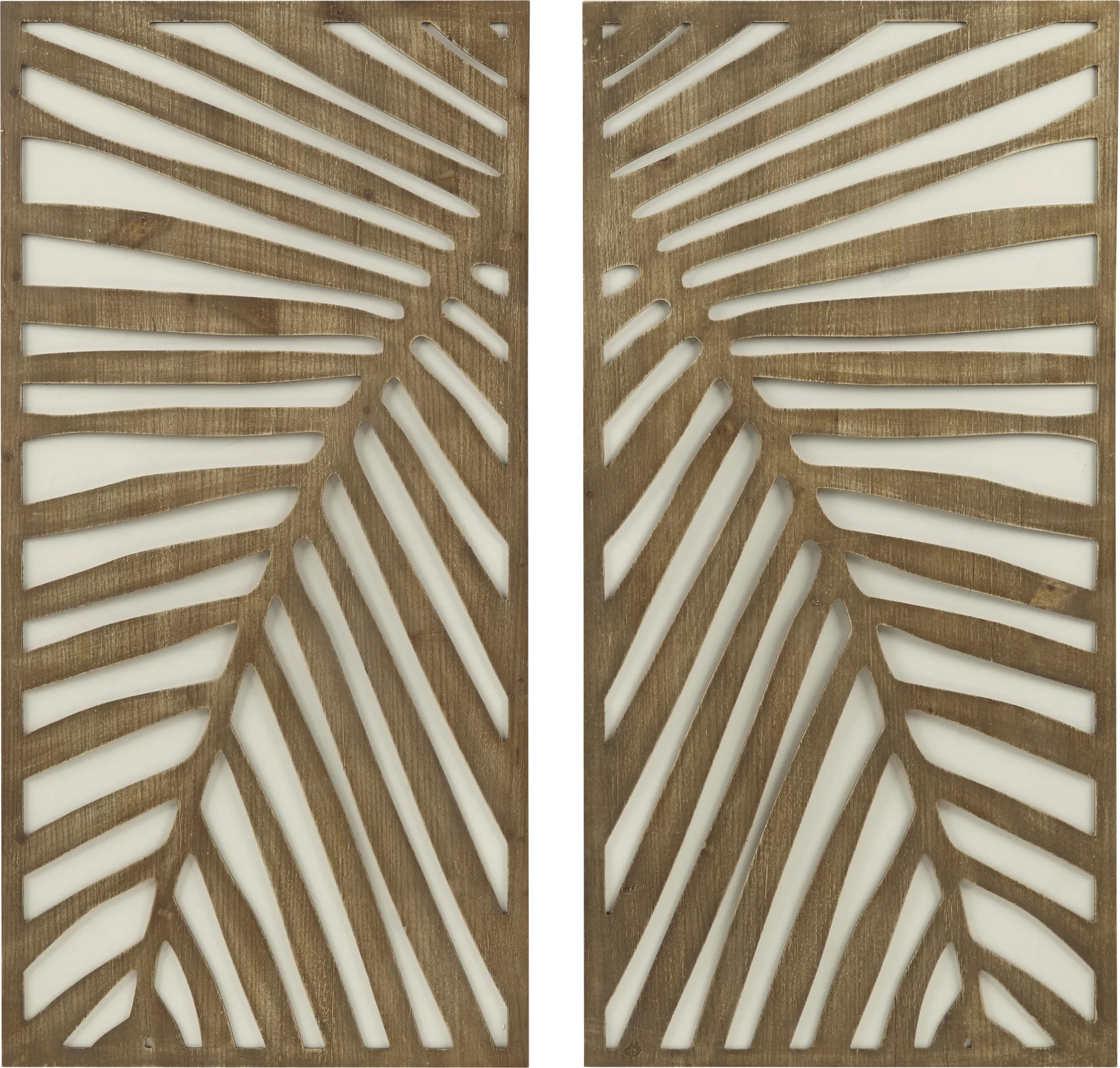 Bloomfields Brown Wall Decor, Set of 2