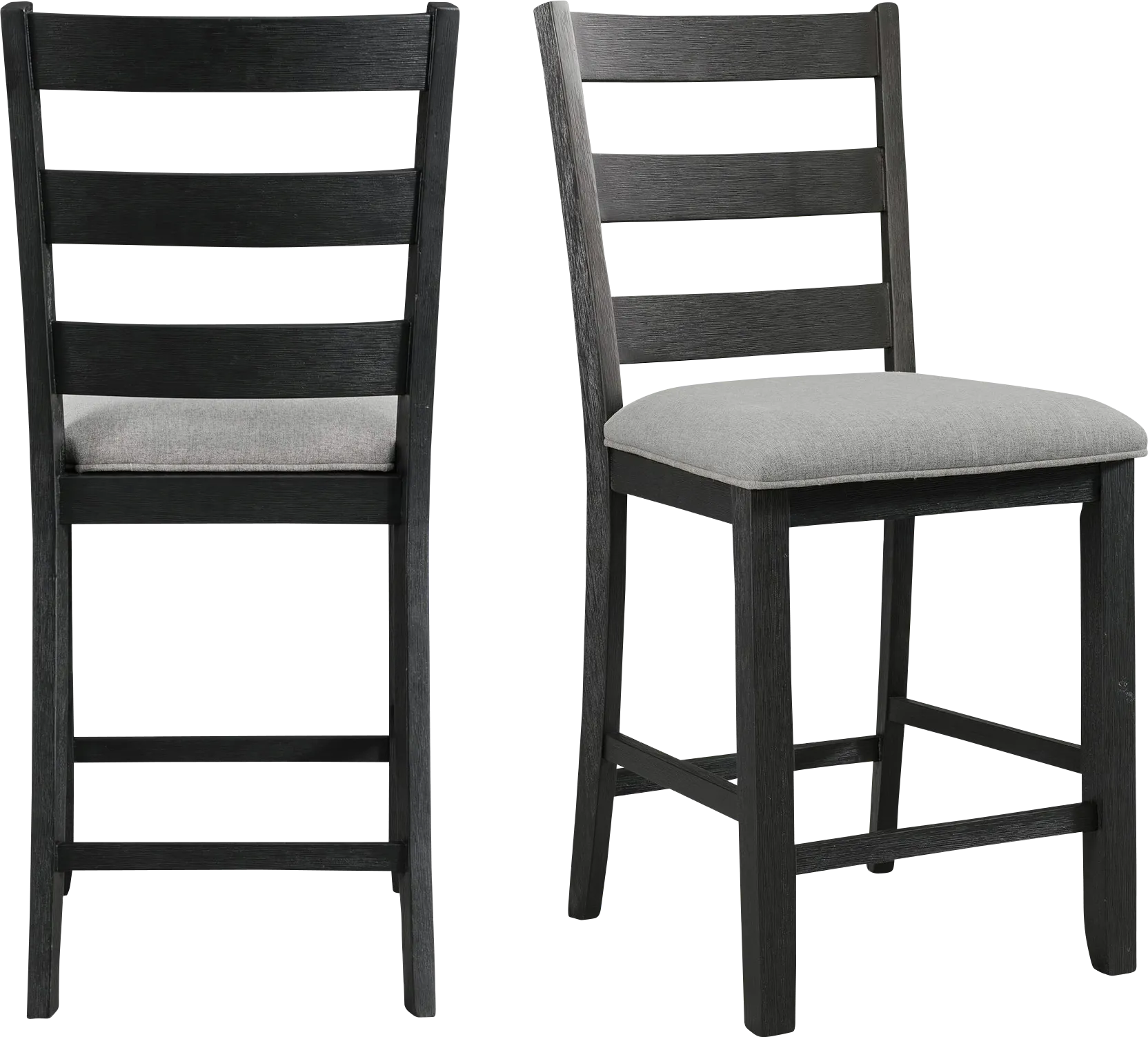 Beedlescape Black Counter Height Stool, Set of 2