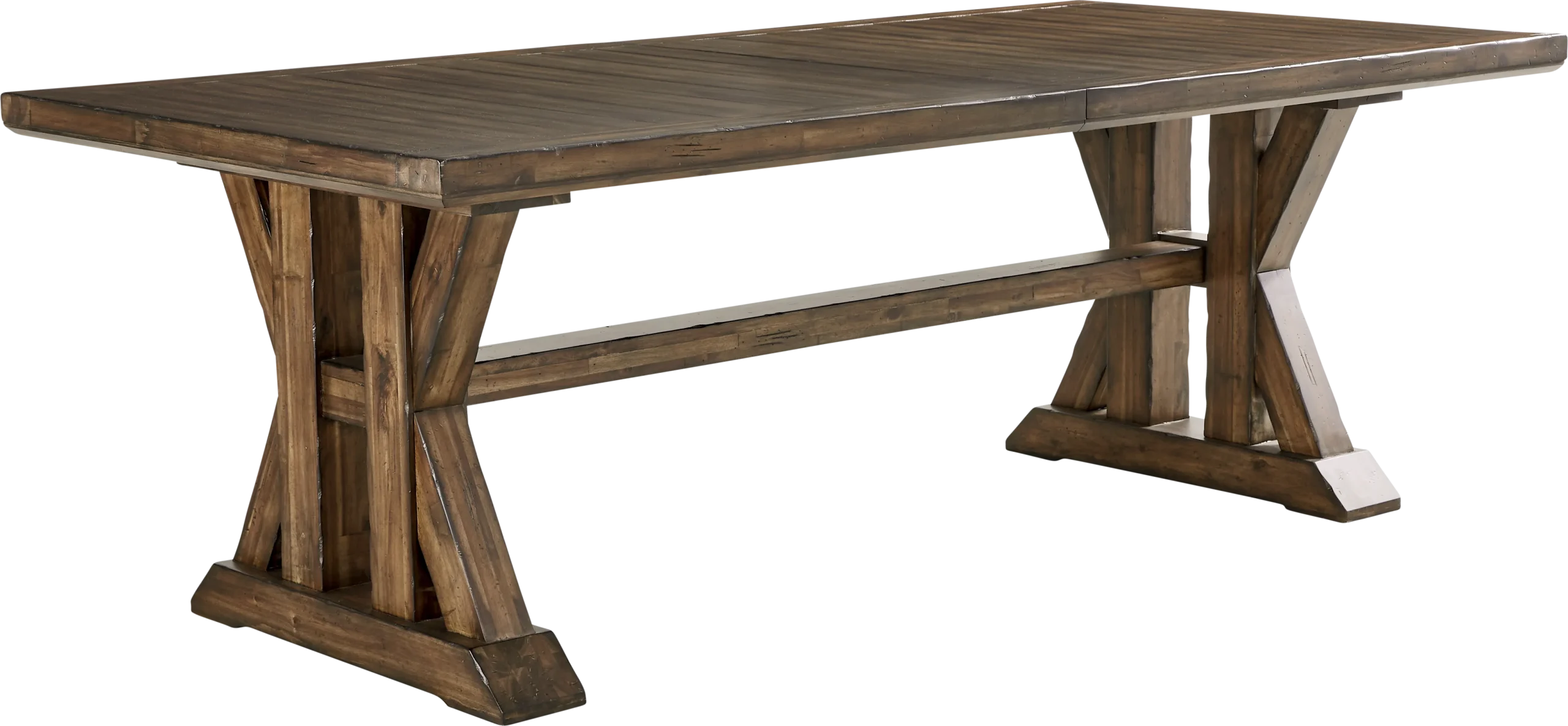Covered Bridge Tobacco Dining Table