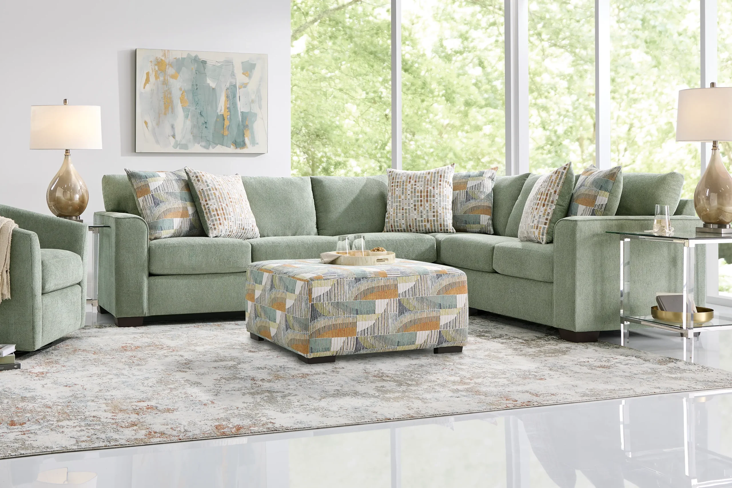 Delcrest 6 Pc Living Room Set