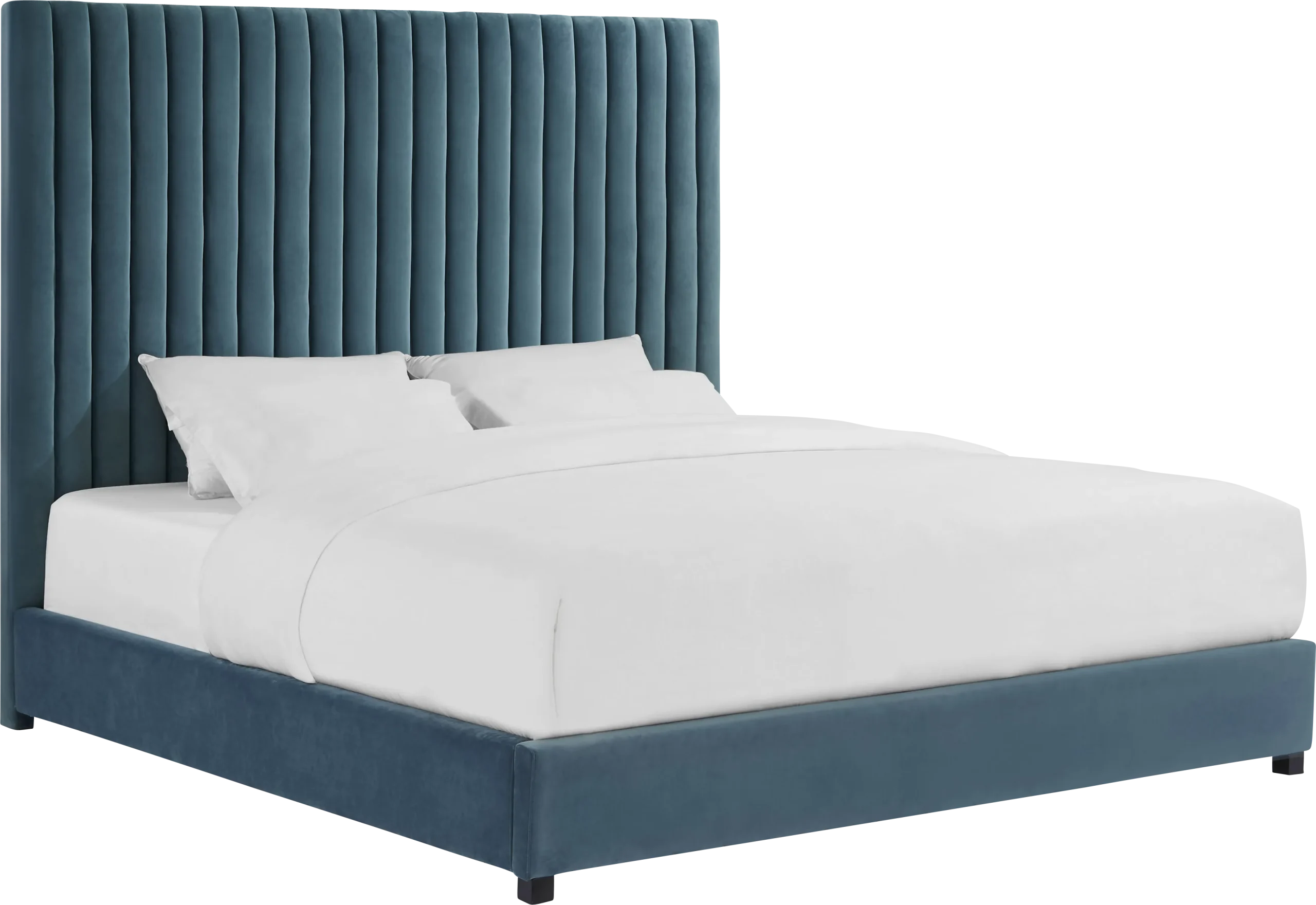 Beechbank Blue Queen Bed