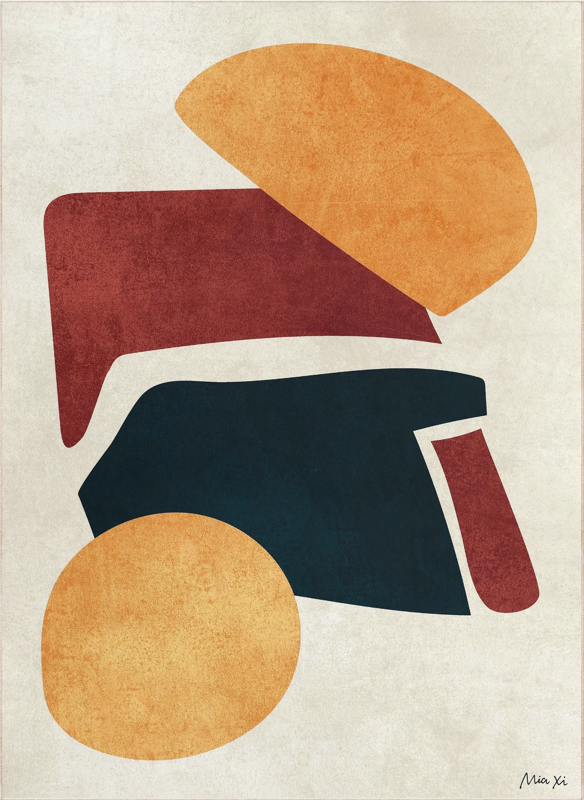 Cardaillac Rust 5' x 7'7 Rug