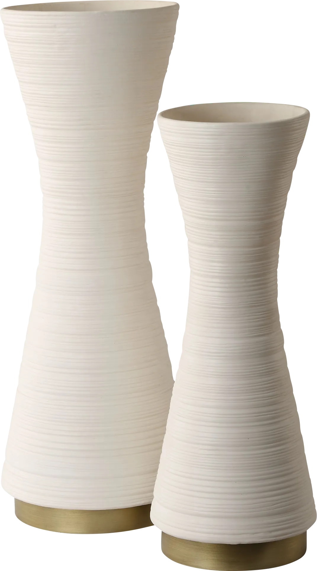 Claaccu White Vase, Set of 2