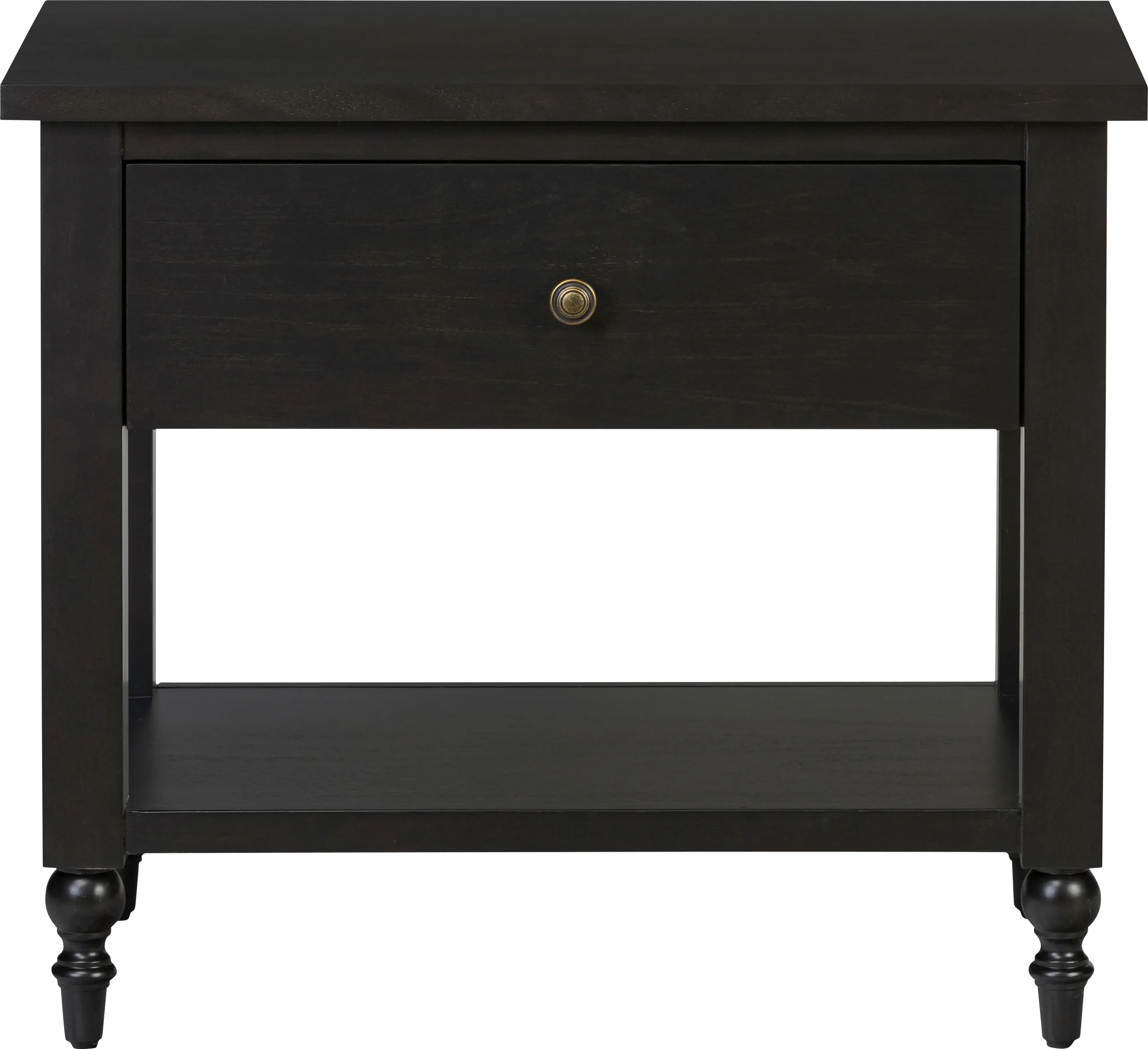 Biga Black Nightstand