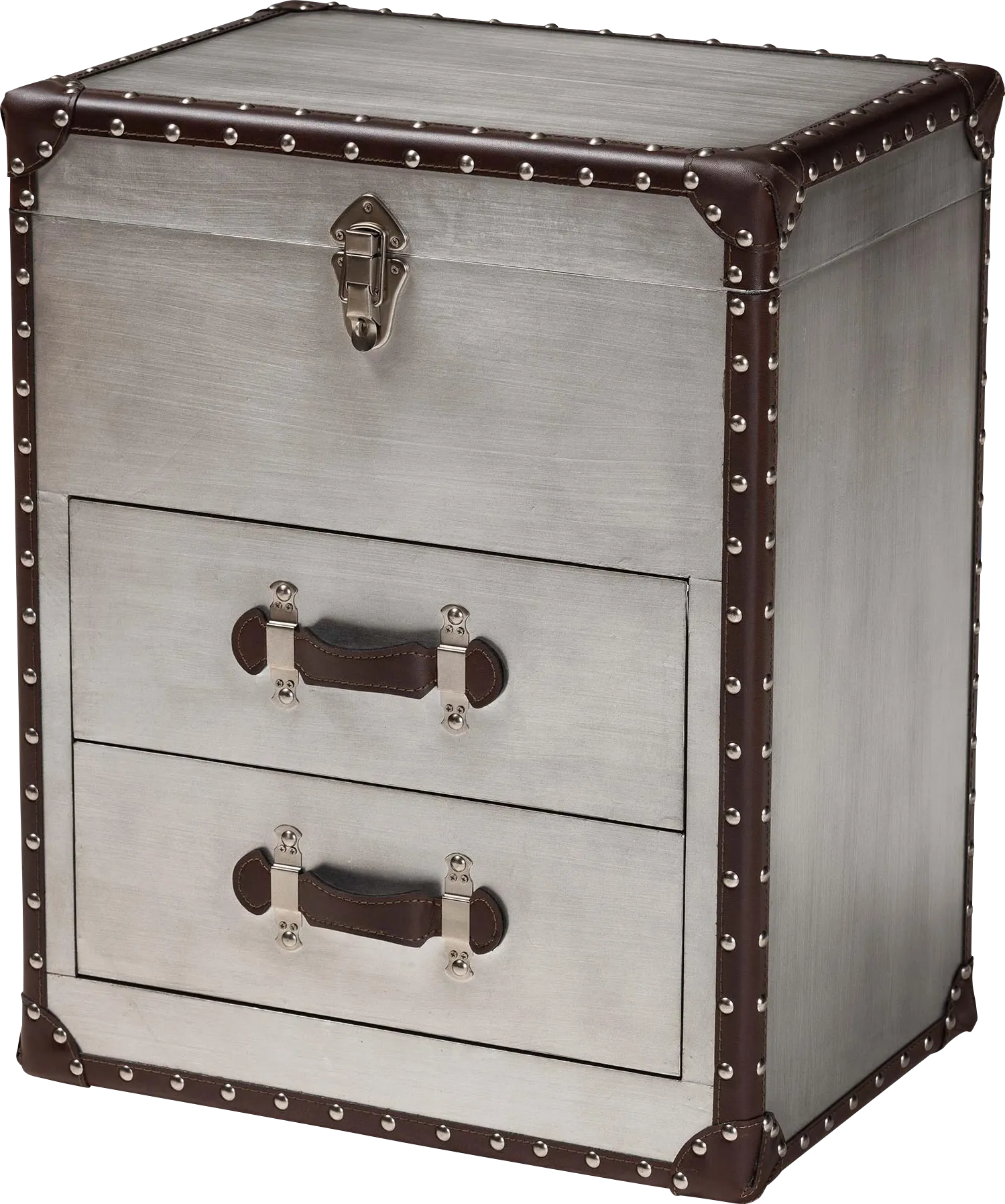 Cardinaly Silver End Table