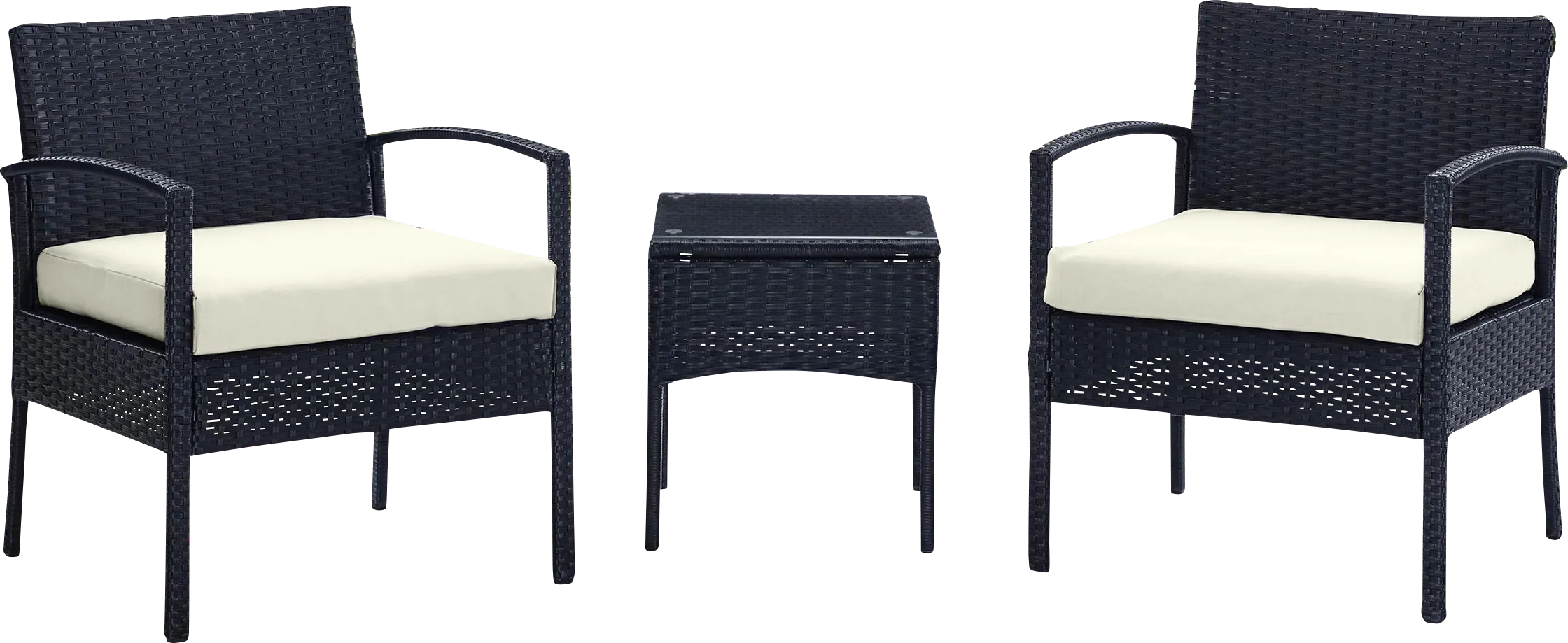 Biehly Cream 3 Pc Chat Set