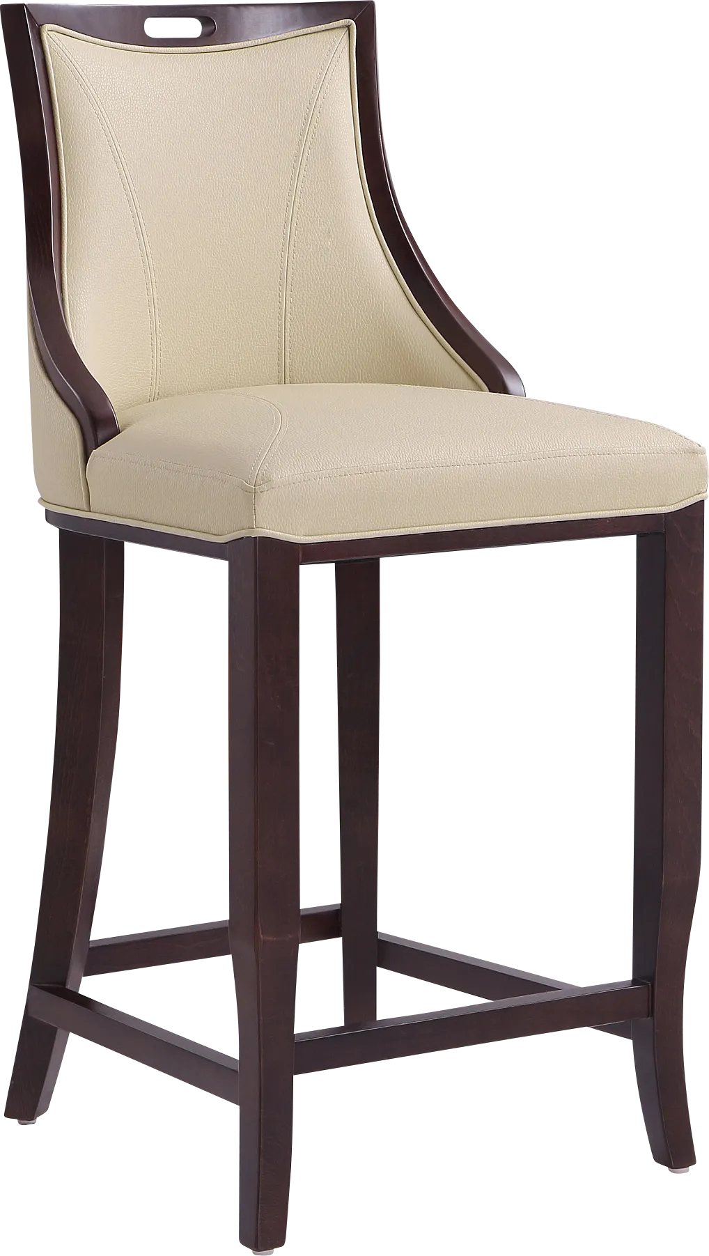 Bramblewoody Cream Barstool