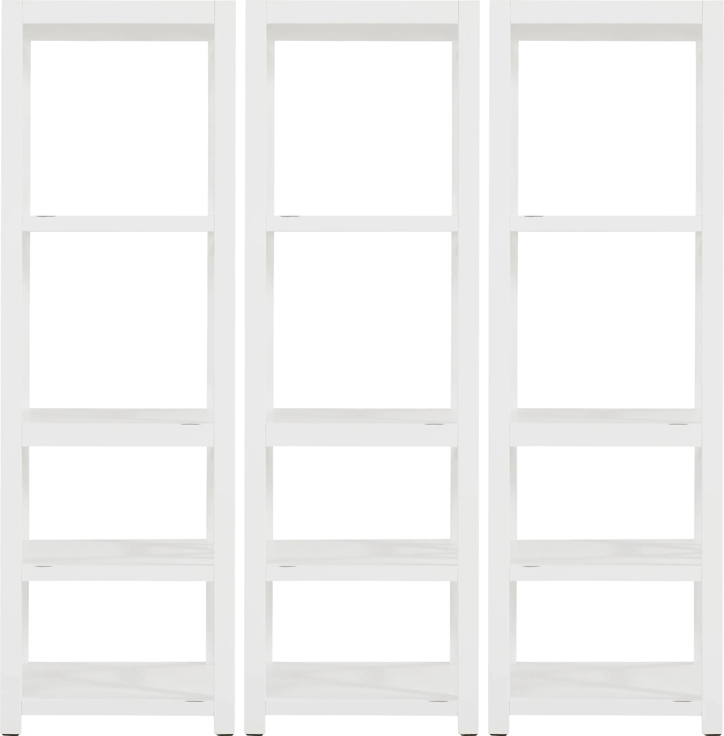 Danusa II White 3 Pc Bookcase Set