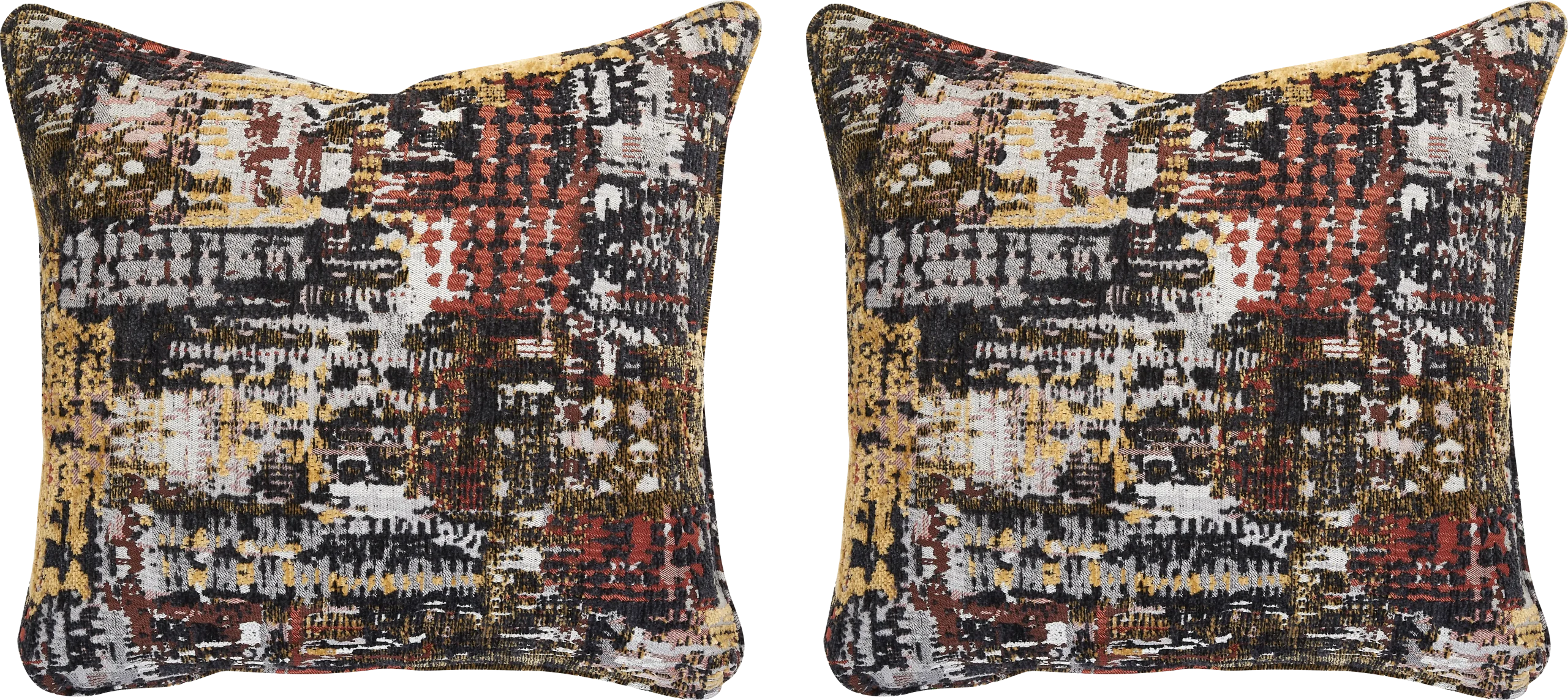 Clarita Yellow Accent Pillow, Set of 2