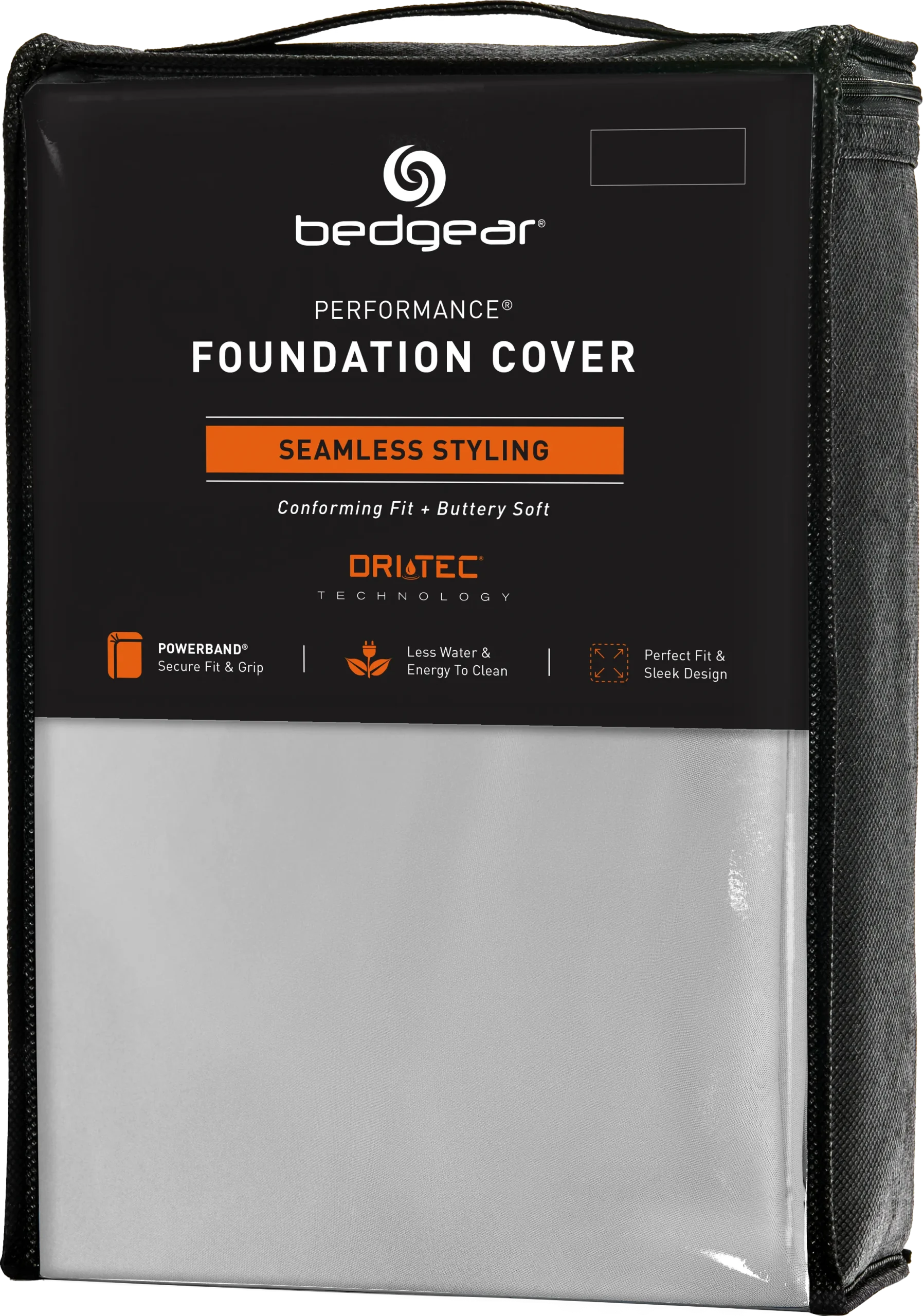 Bedgear Dri-Tec Light Gray California King Box Spring Wrap