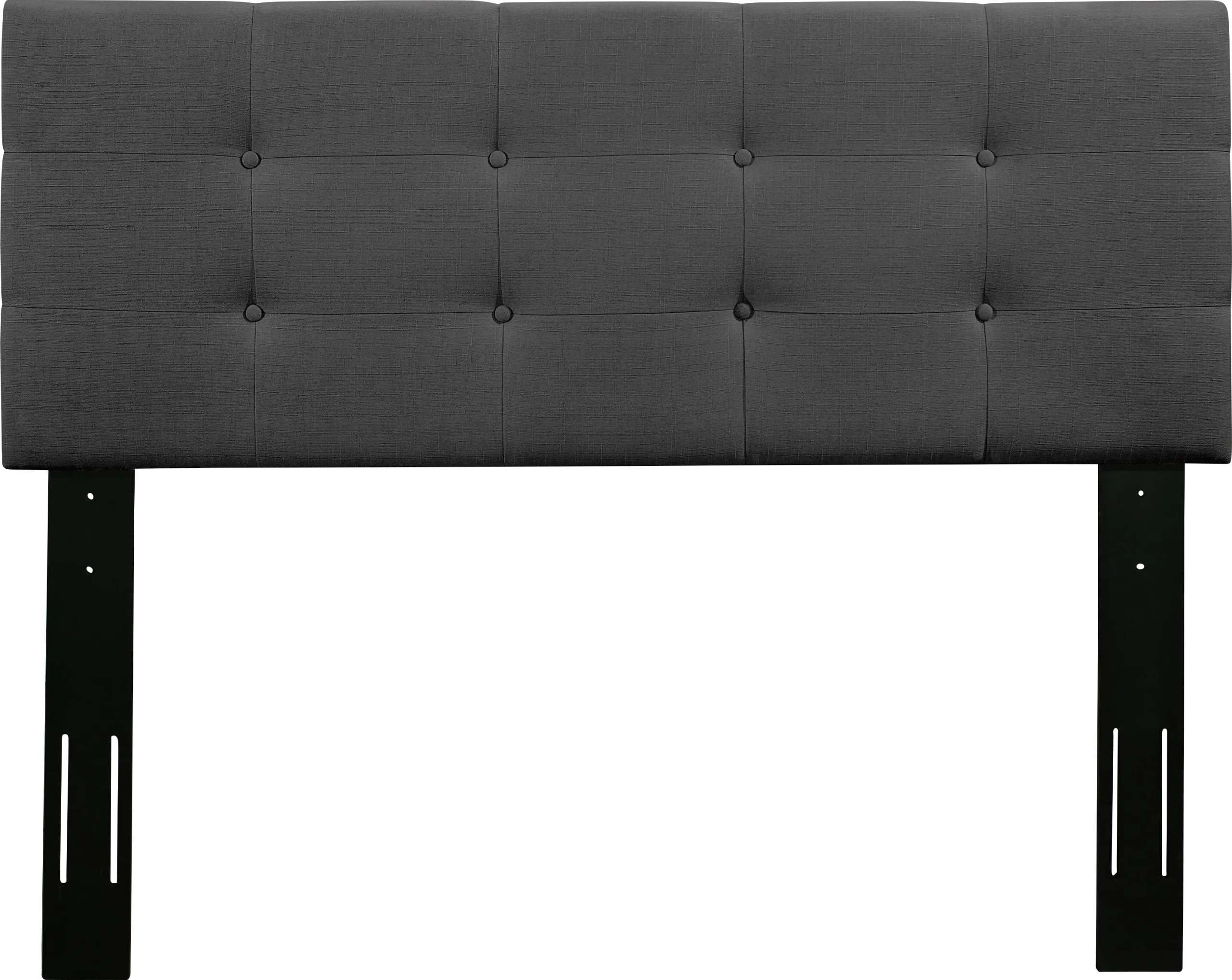 Criswell Dark Gray King Upholstered Headboard