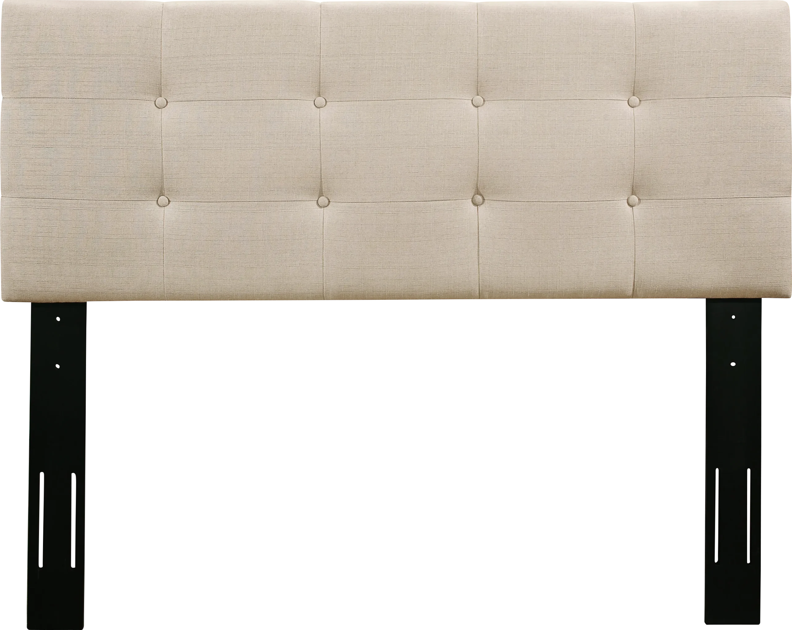 Criswell Beige King Upholstered Headboard