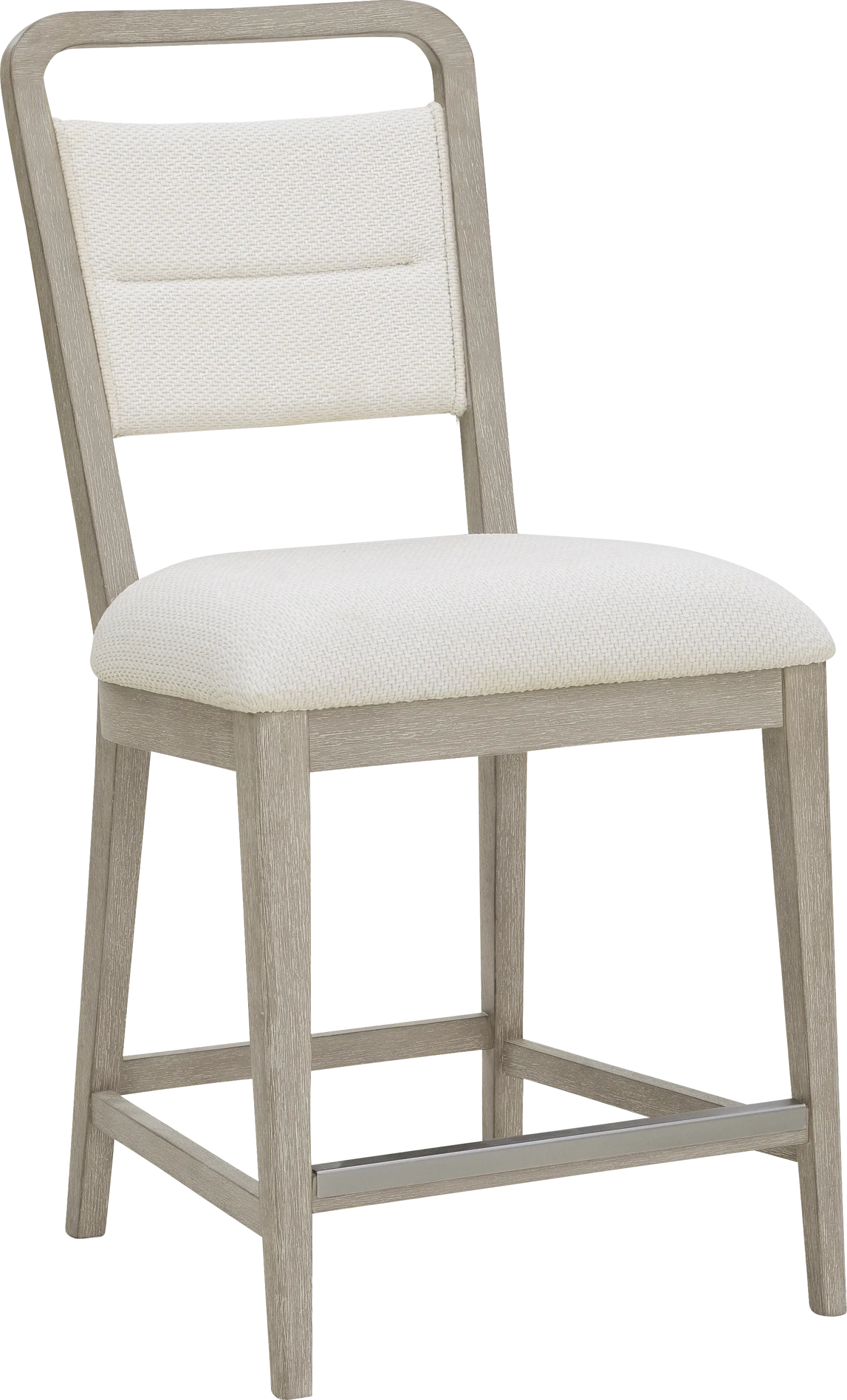 Canyon Light Gray Upholstered Counter Stool