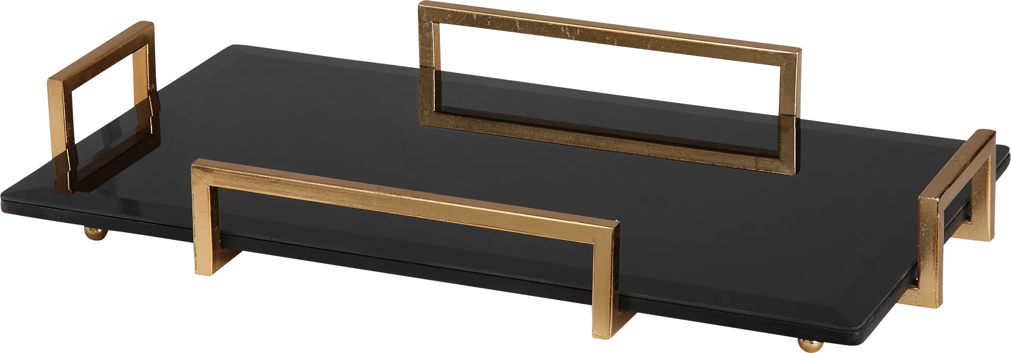 Elladora Black Decor Tray