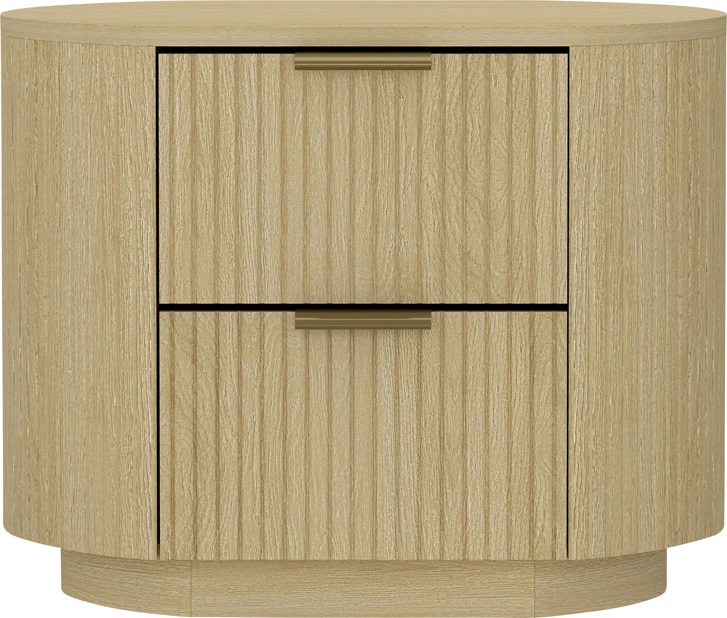 Crowpaw Brown and Gold Nightstand