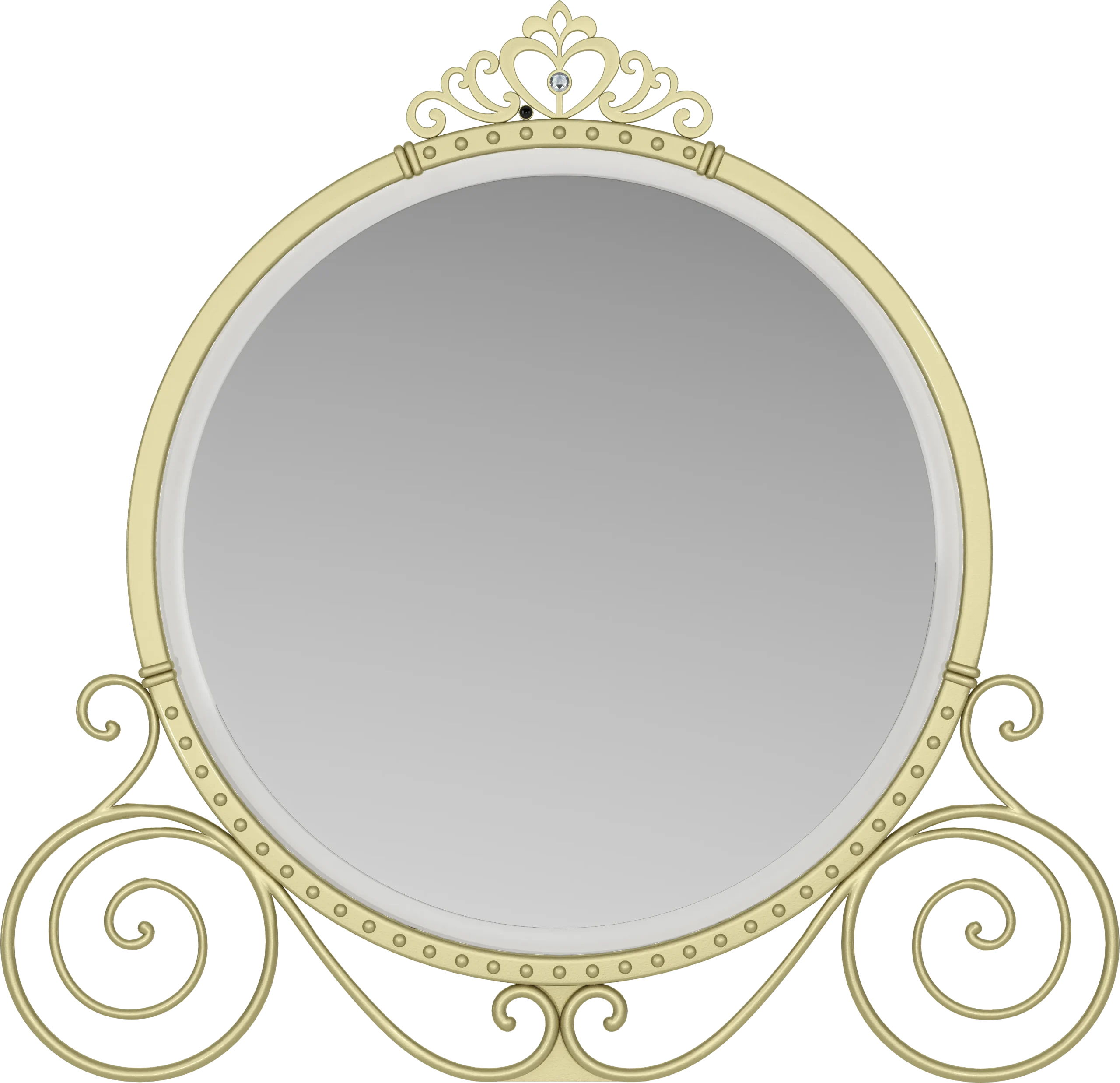 Disney Princess Royal Gold Carriage Mirror