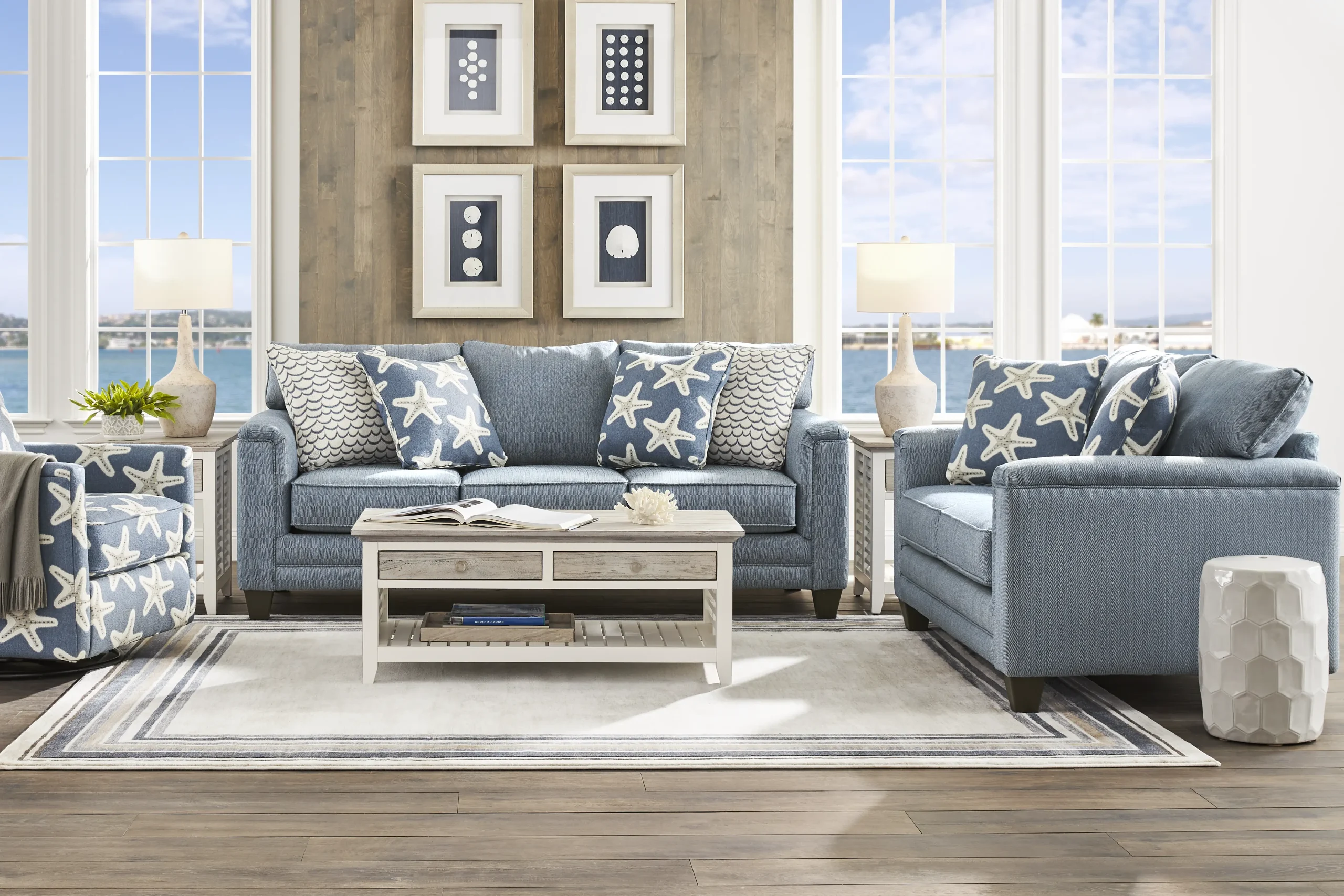 Brightwater 7 Pc Living Room Set