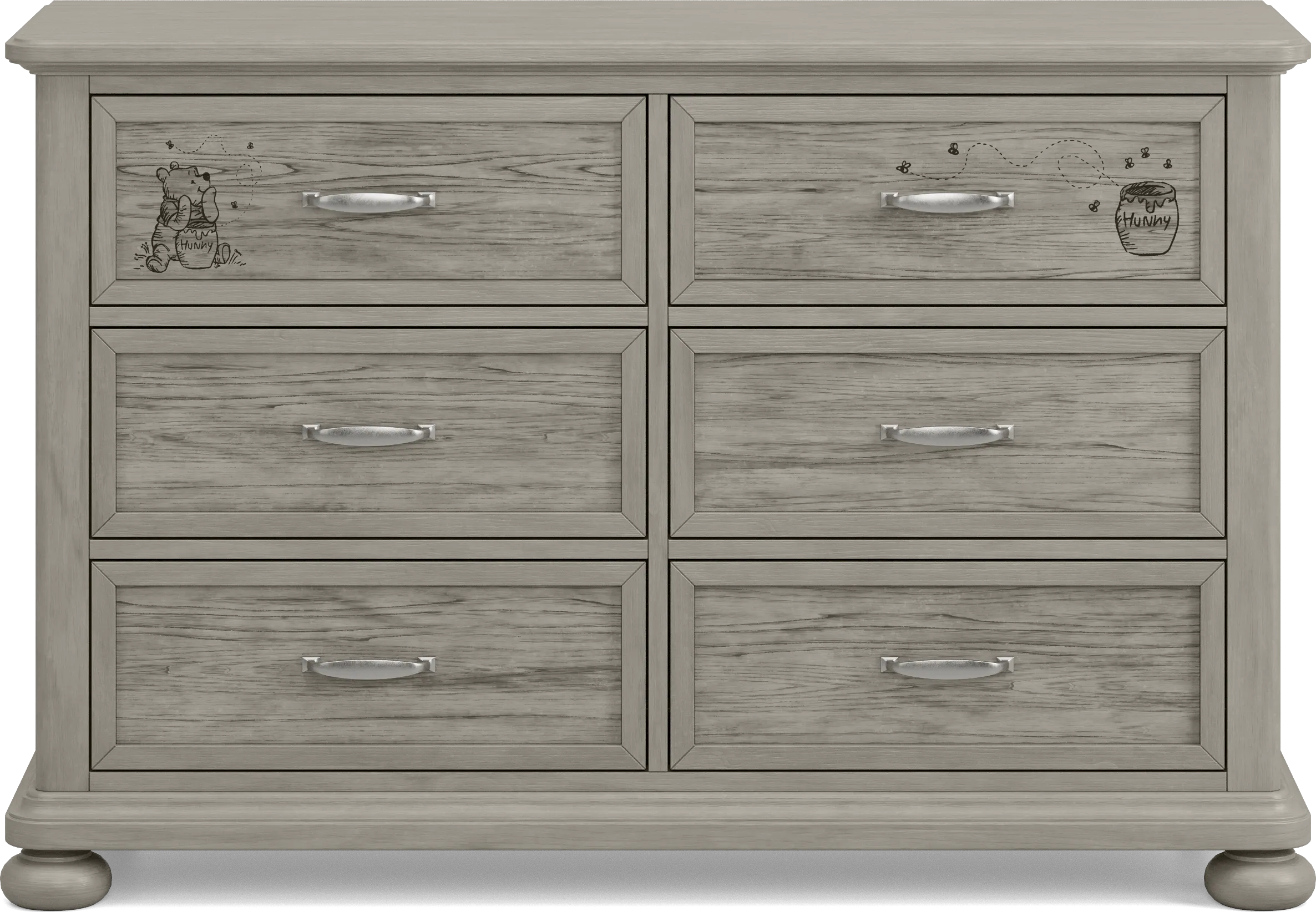 Disney Baby Woodland Adventures with Winnie the Pooh Classic Gray Dresser