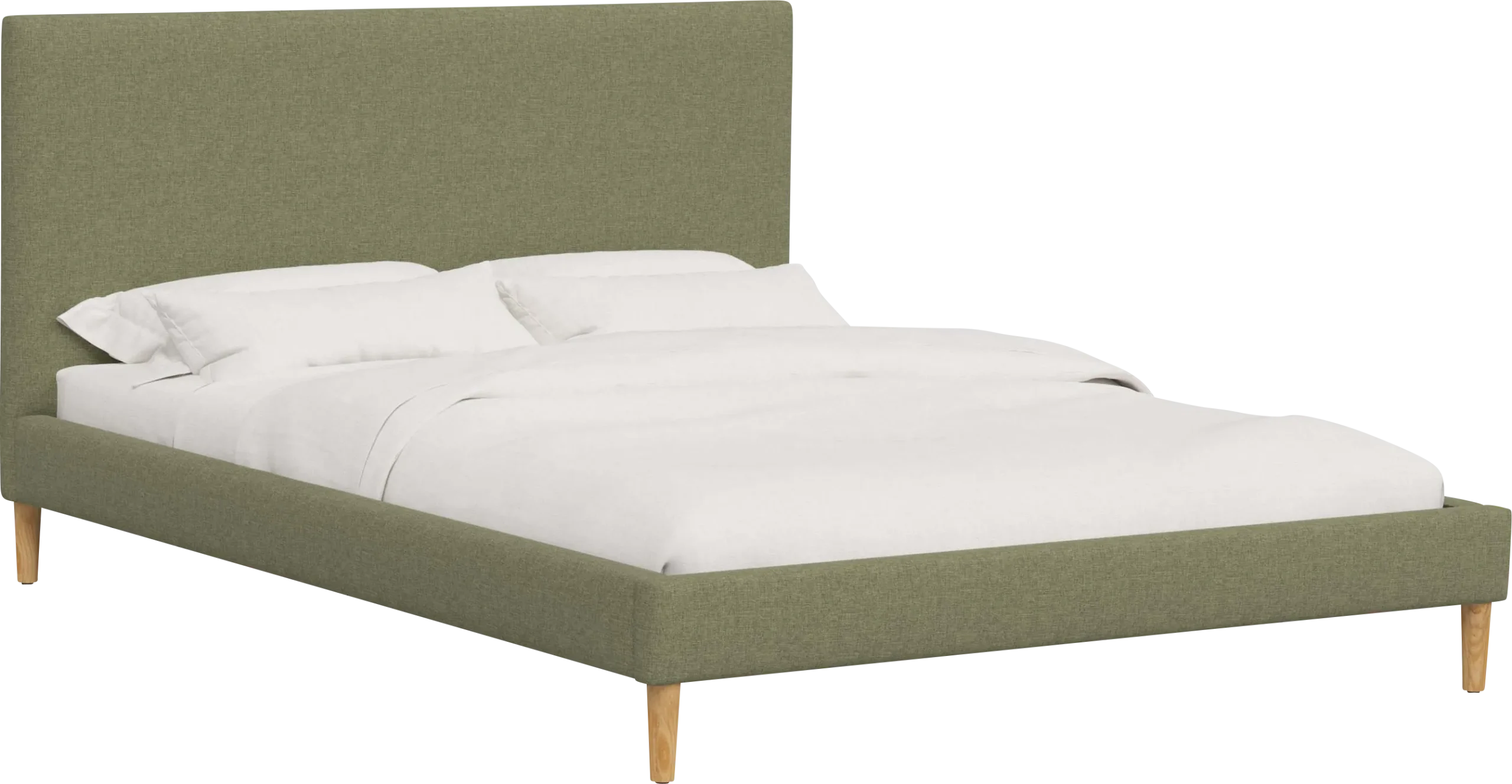 Cenwyn Dark Green Twin Platform Bed