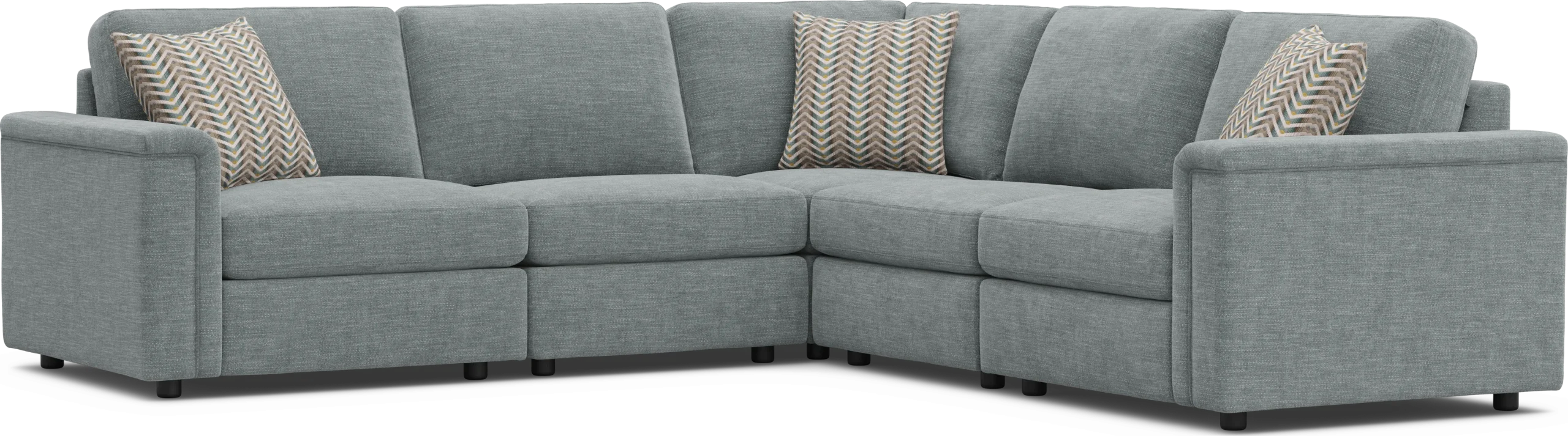 Tempo Modular 5 Pc Sectional With Audio