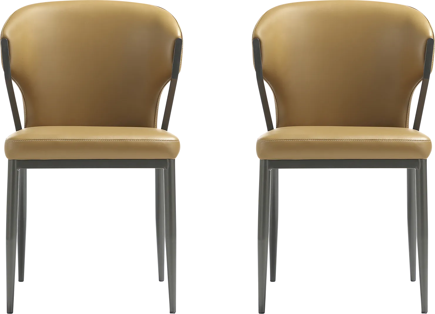 Blossompoint Camel Brown Dining Chair, Set of 2
