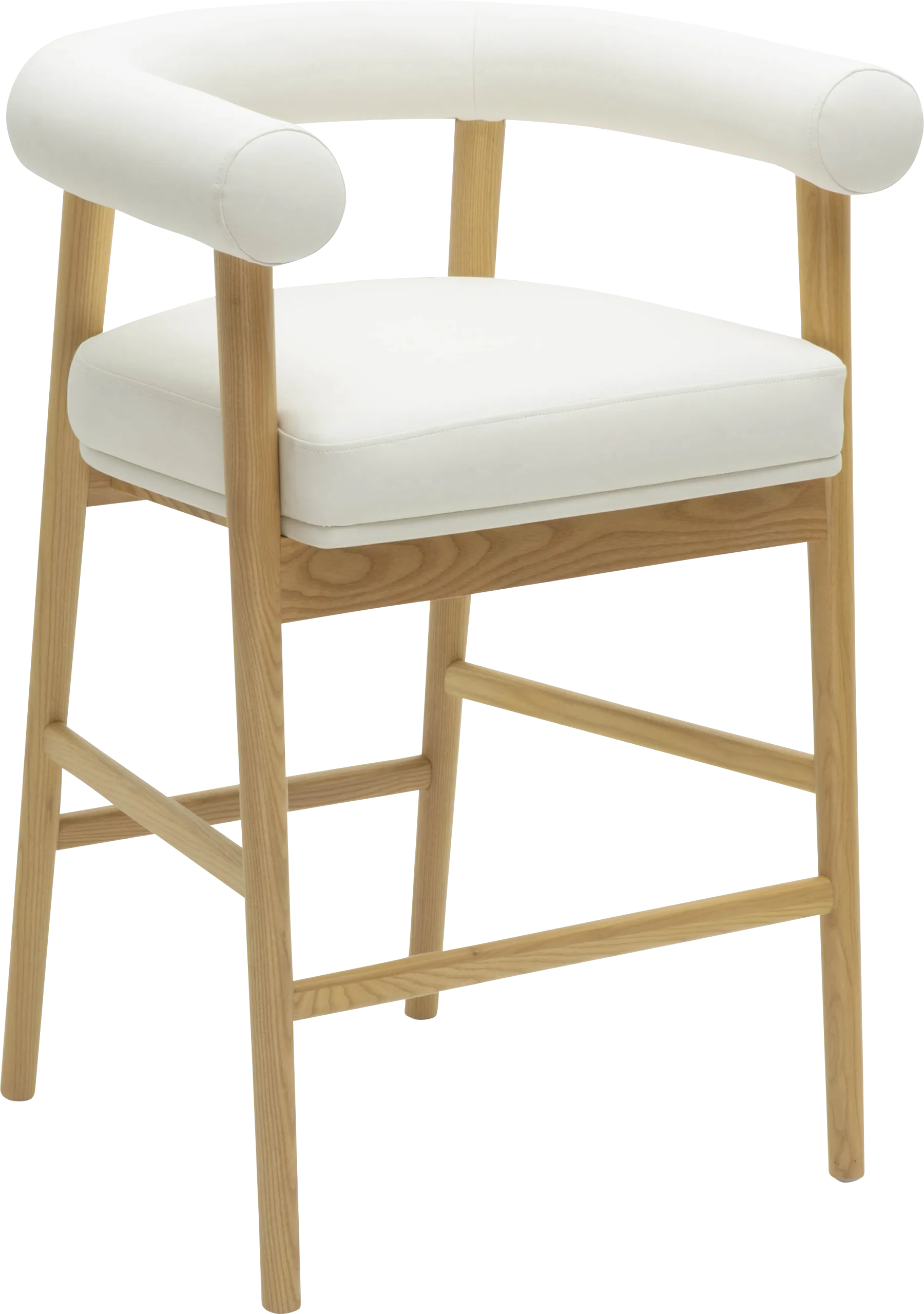 Calewood II White Counter Height Stool