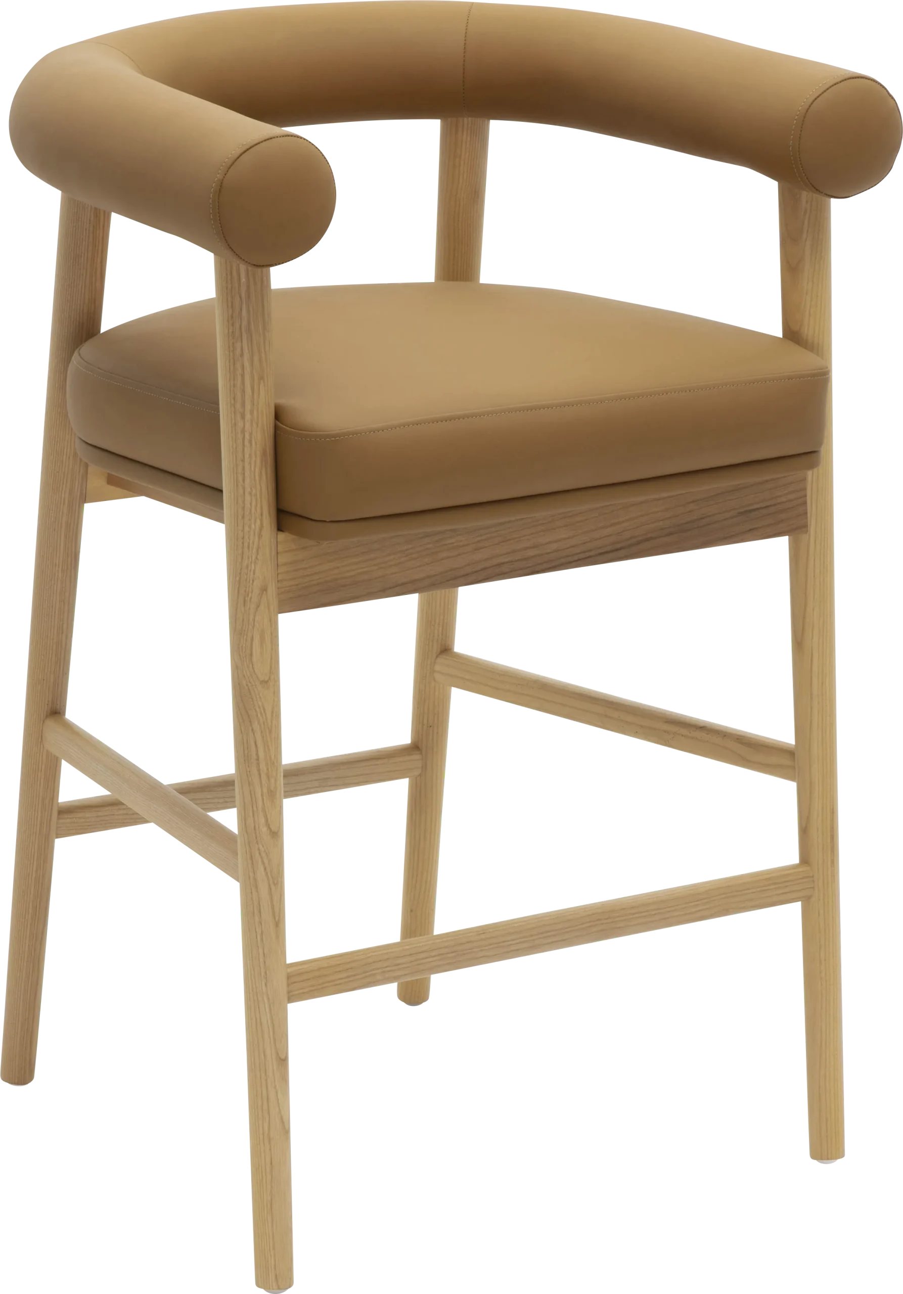 Calewood II Cognac Counter Height Stool