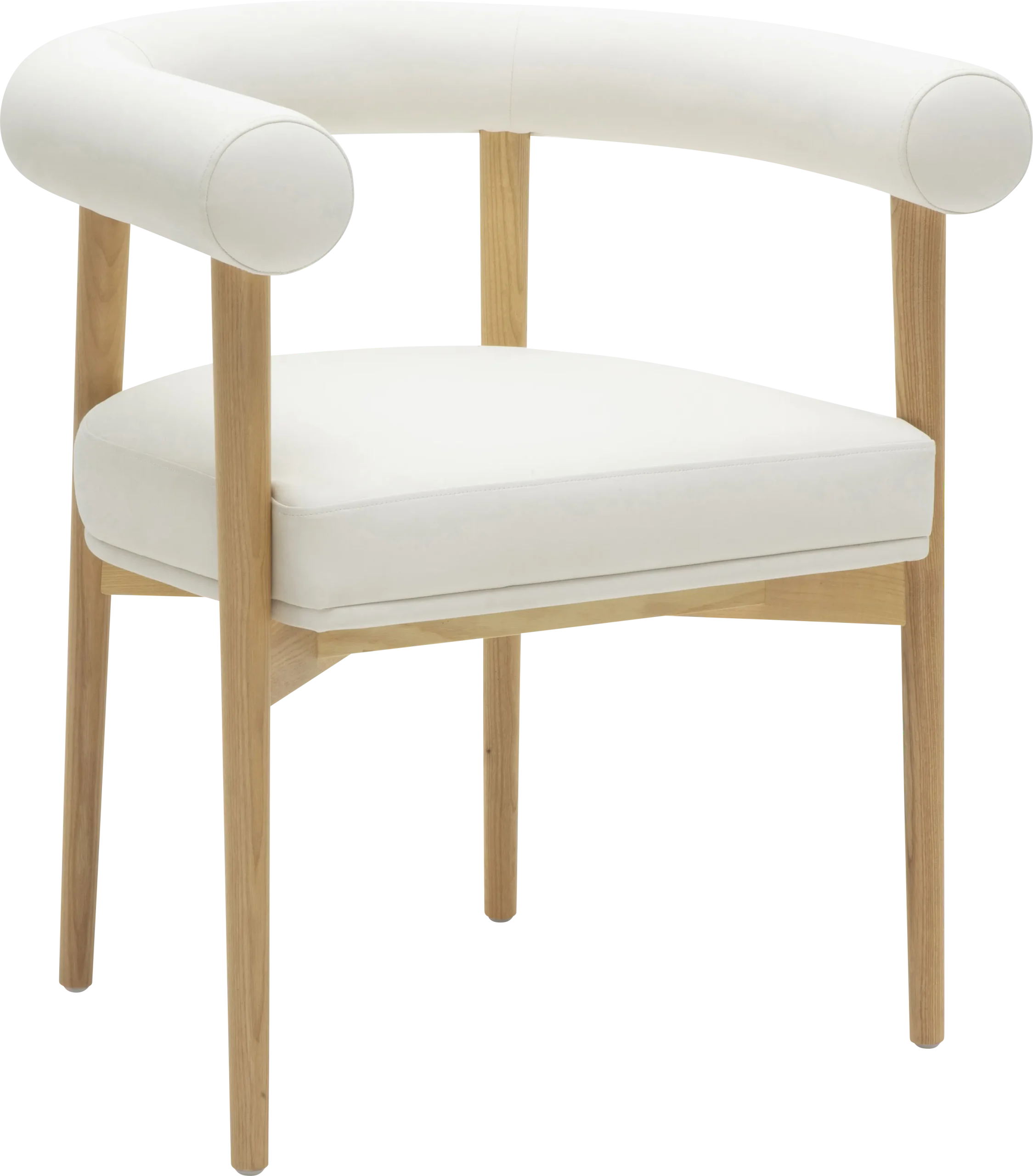 Calewood II White Arm Chair