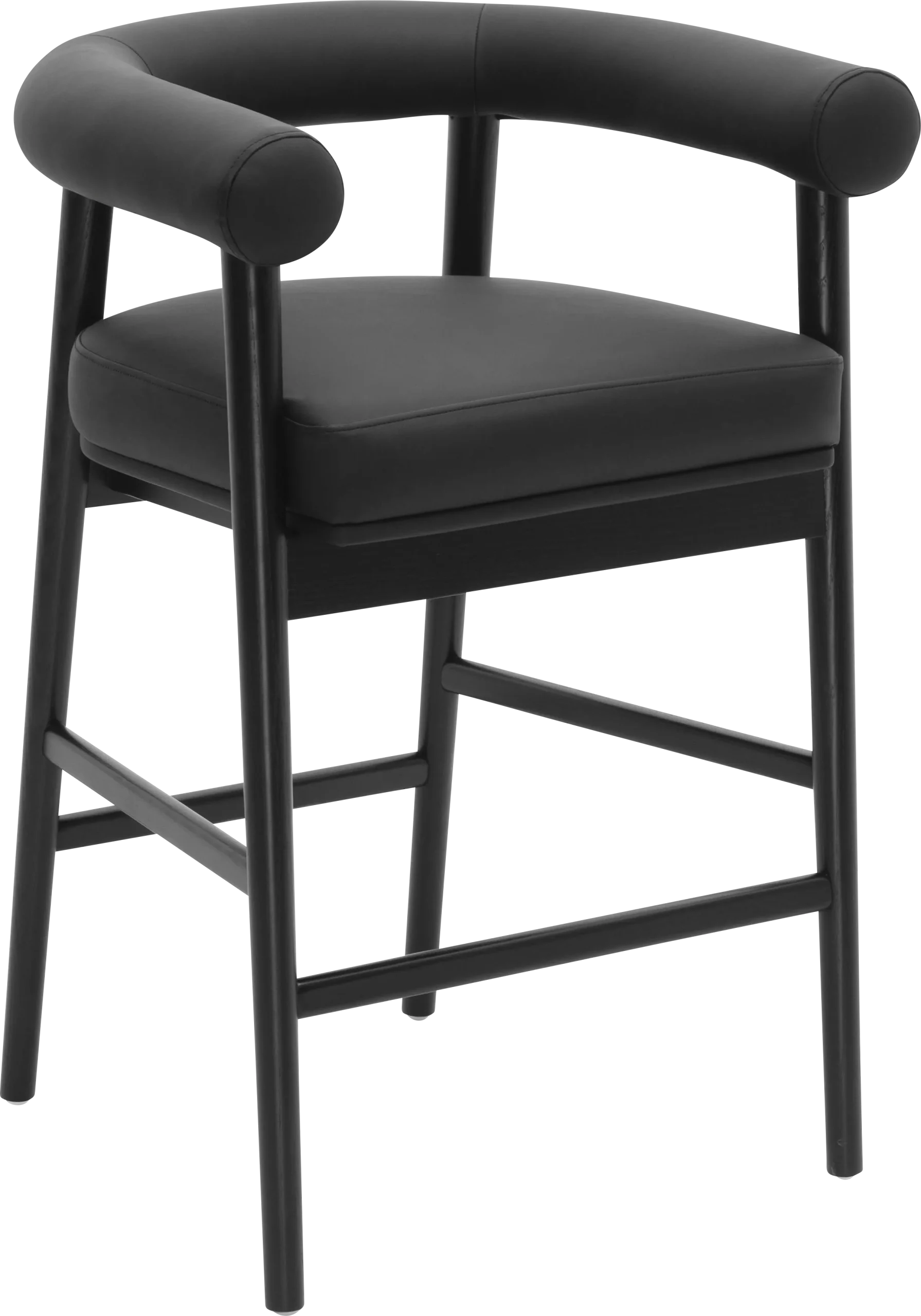 Calewood II Black Counter Height Stool