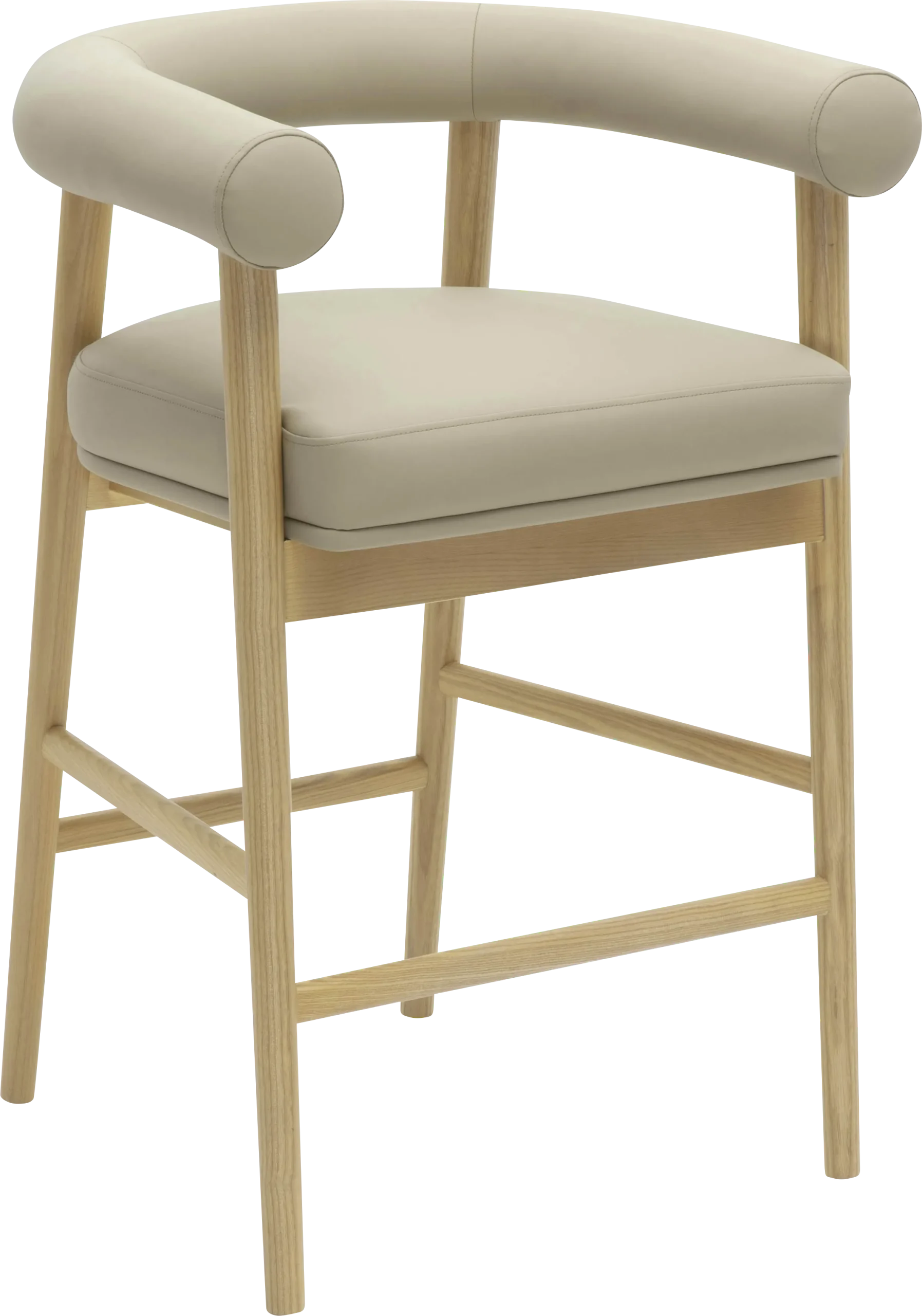 Calewood II Taupe Counter Height Stool