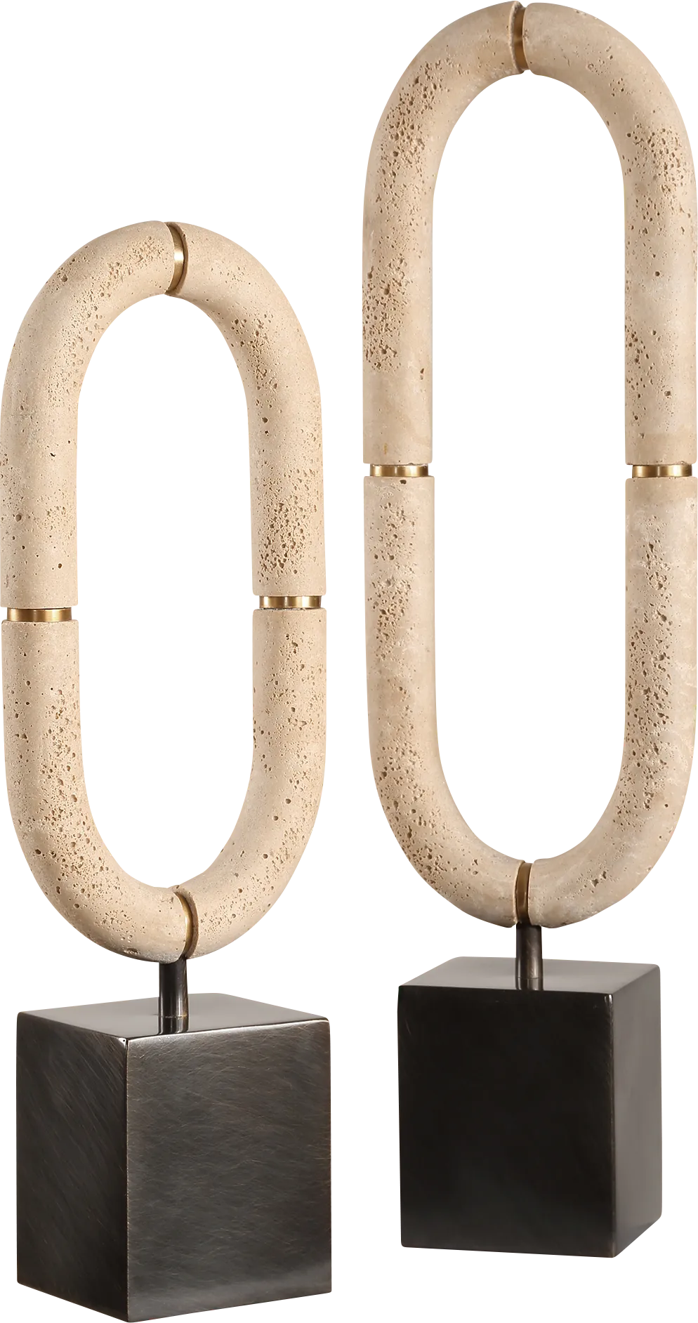 Dylina White Sculpture, Set of 2