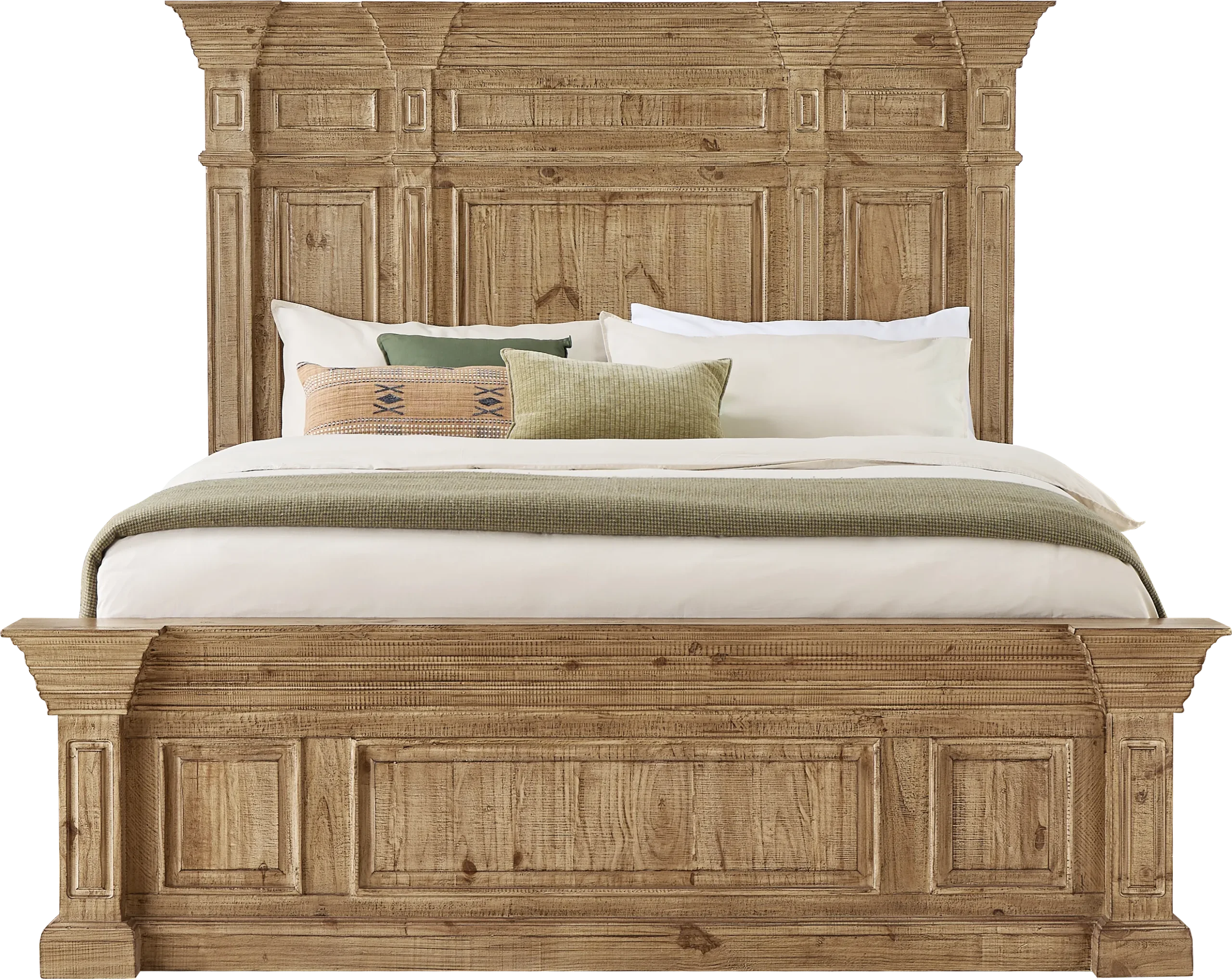 Briar Hill Natural 3 Pc Queen Panel Bed