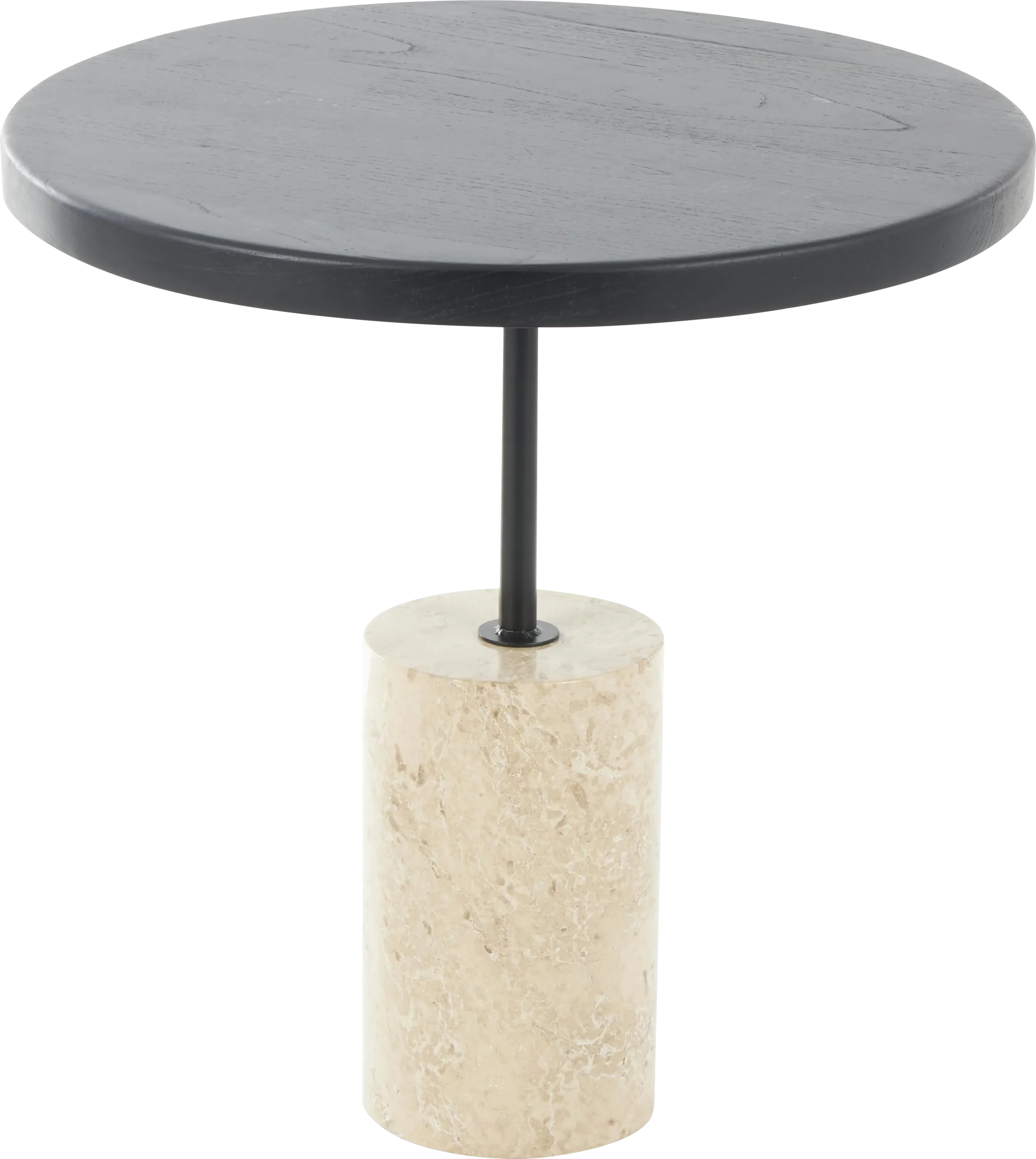 Dinne Black Accent Table